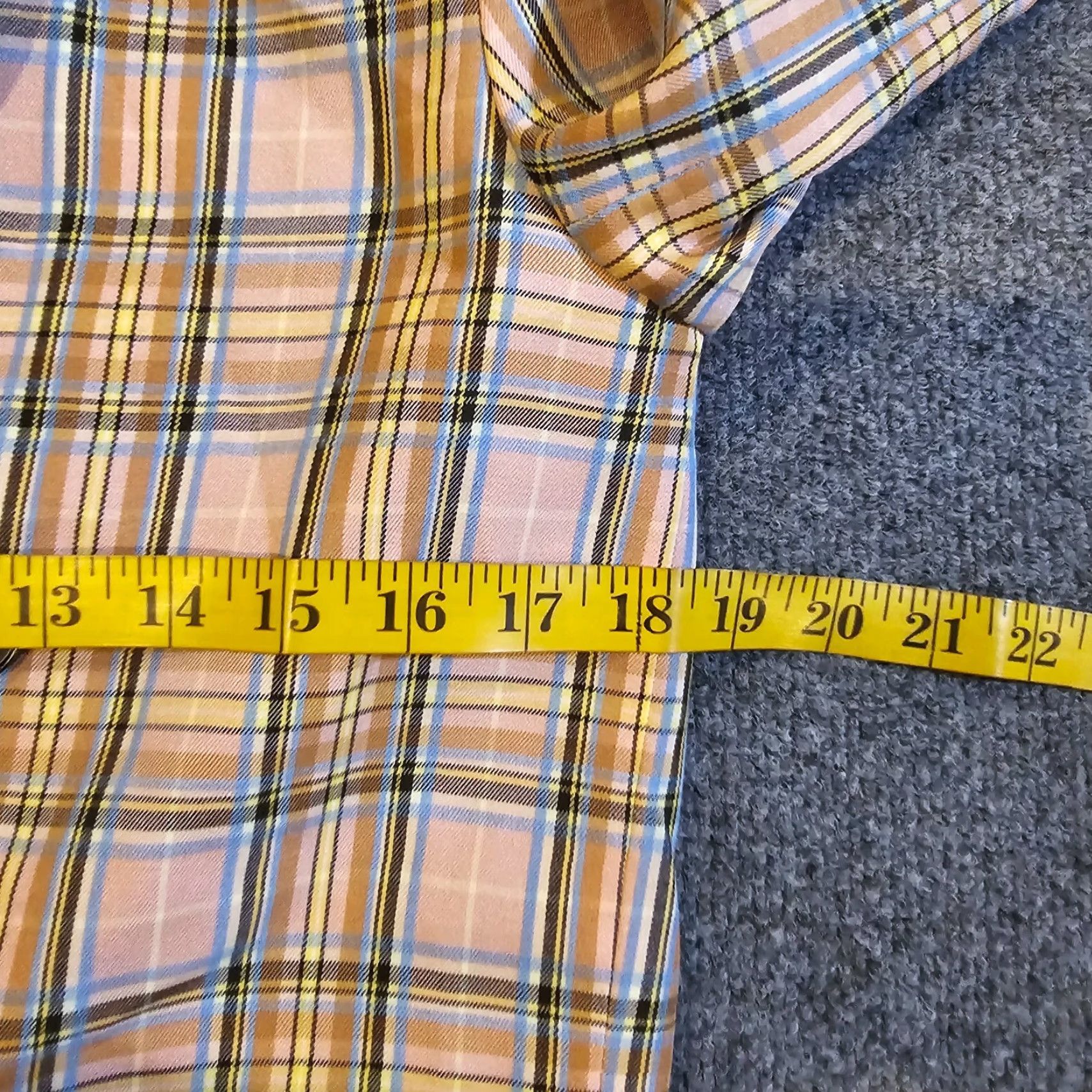 Vintage VINTAGE YAS Jacket Womens Size Small Beige Plaid Blazer Long Sleeve Y2K Clueless Size S / US 4 / IT 40 - 5 Thumbnail