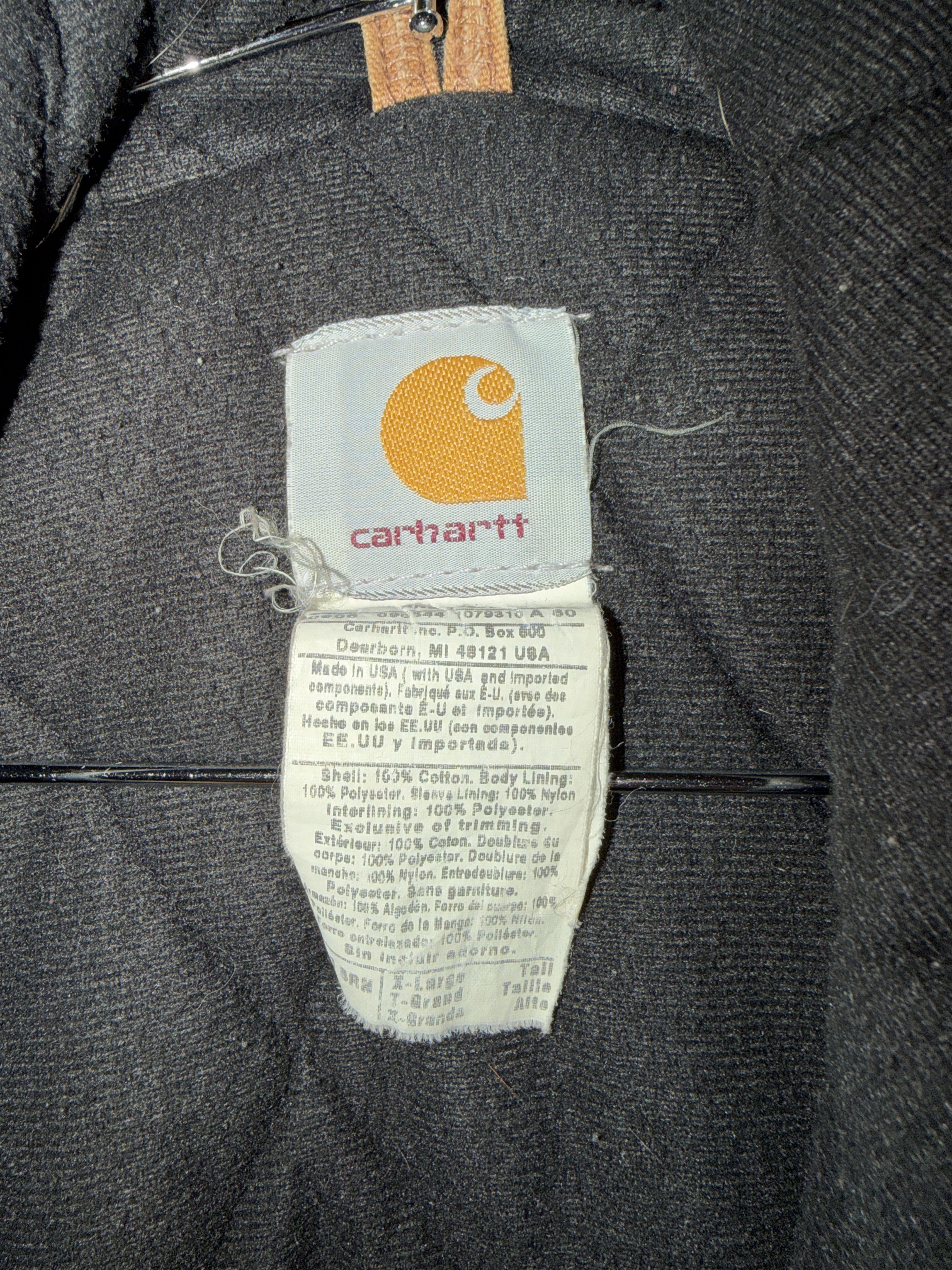 Carhartt Carharrt Hooded Work Jacket Made in USA, Union Made Size US XL / EU 56 / 4 - 3 Thumbnail