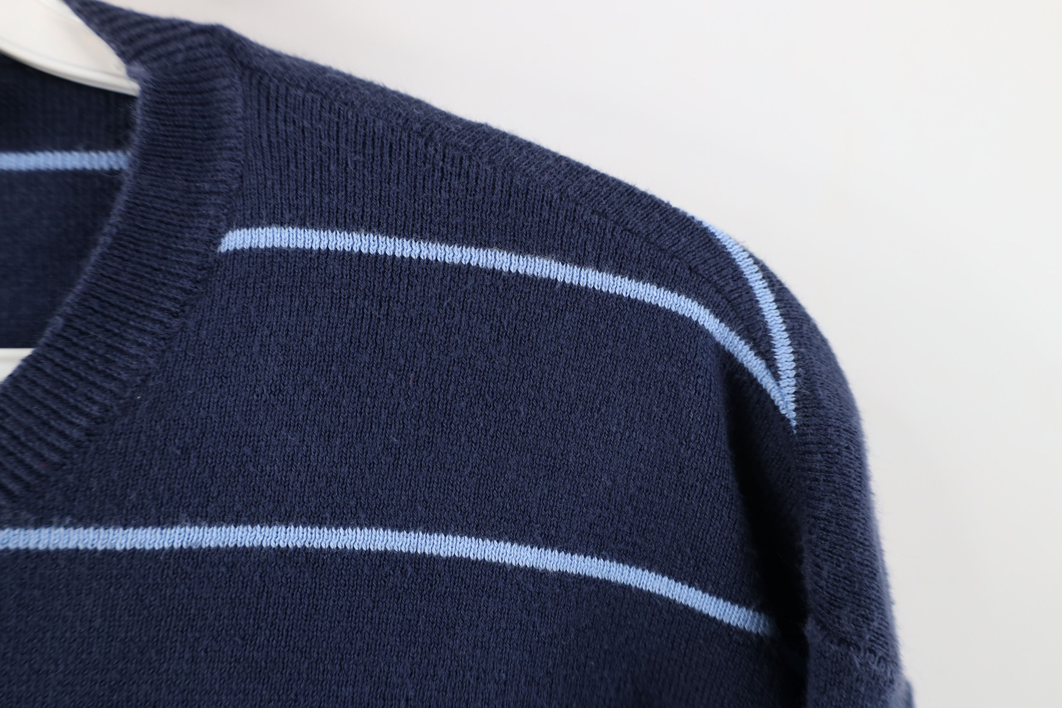 Polo Ralph Lauren Vintage 90s Ralph Lauren Striped Pima Cotton Knit Sweater Size US M / EU 48-50 / 2 - 5 Thumbnail