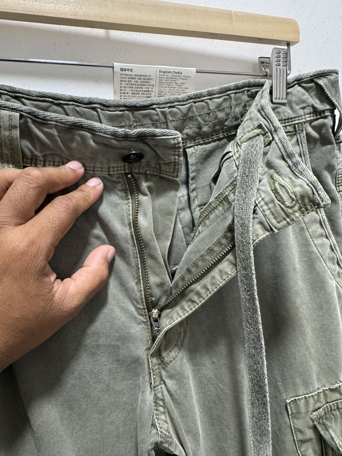 Uniqlo JAPANESE BRAND UNIQLO TWILL MULTIPOCKET CARGO MILITARY PANTS Size US 32 / EU 48 - 5 Thumbnail