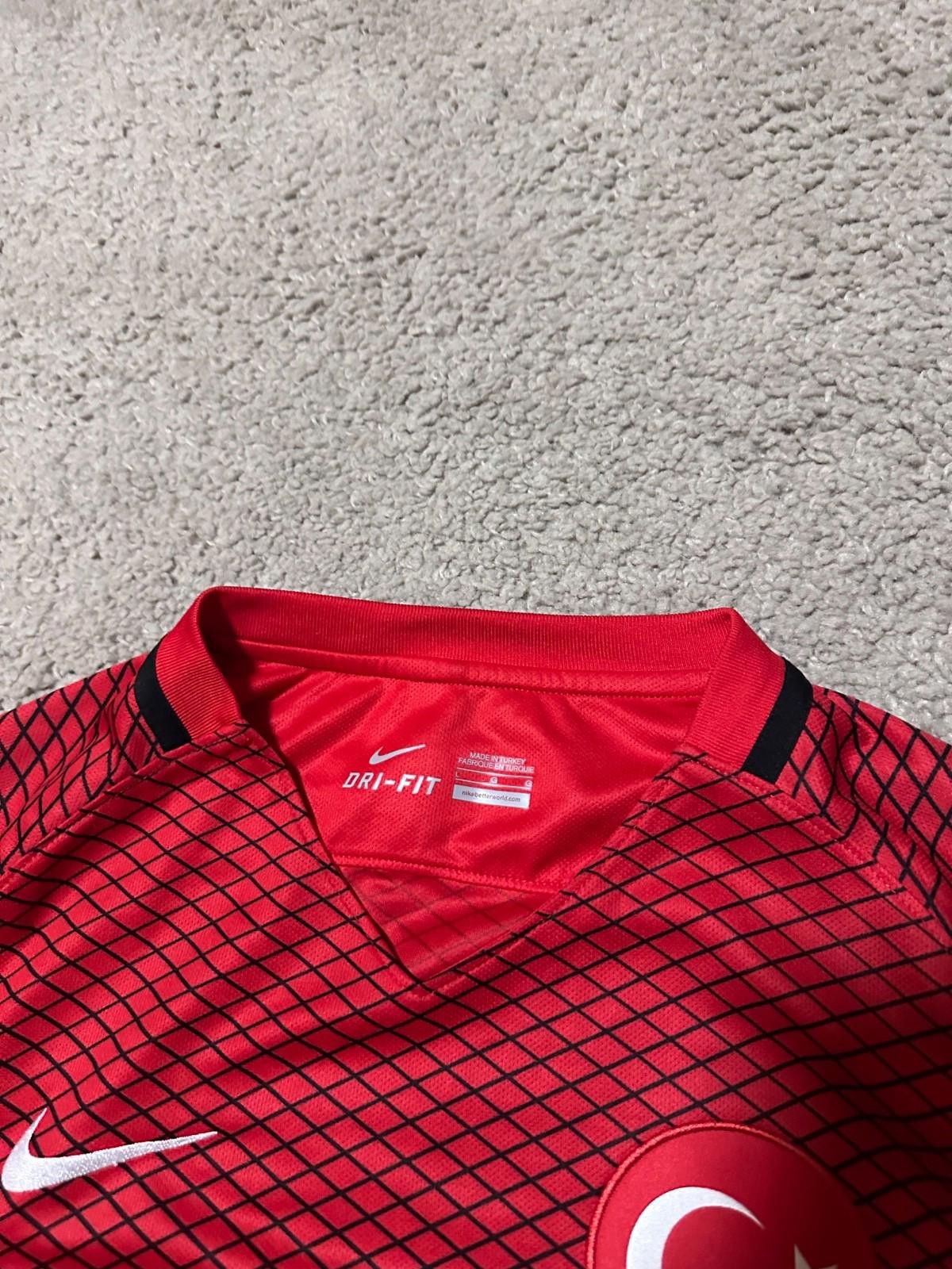 Nike Turkey 2016 2017 Home Football Shirt Soccer Jersey Nike Size US L / EU 52-54 / 3 - 5 Thumbnail