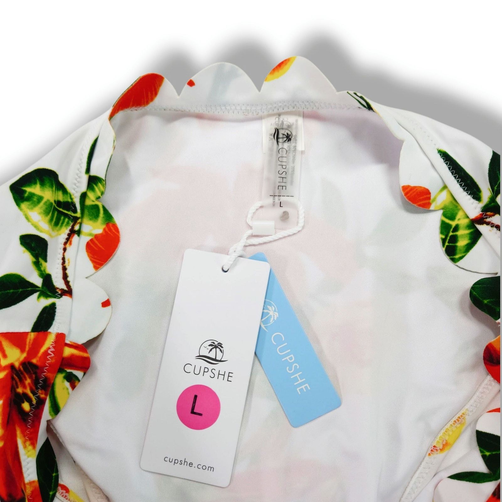 Other Double Zero Top L + Cupshe Bottoms L NWT Swim Set Two Piece Size ONE SIZE - 4 Thumbnail