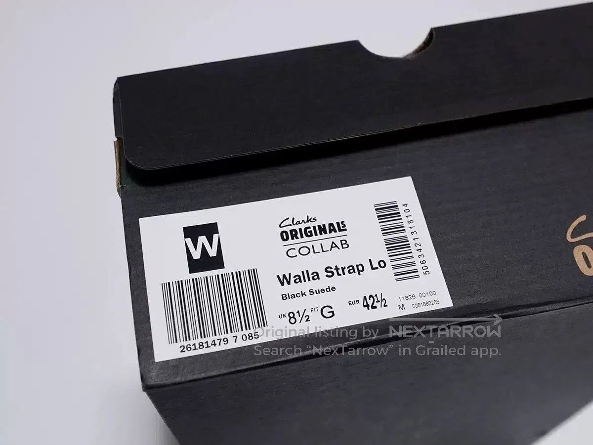 Needles NEEDLES × CLARKS WALLABEE Black Shoes. Size US 9.5 / EU 42-43 - 5 Thumbnail