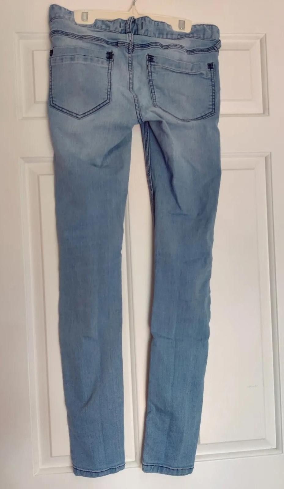 Free People Free People men's Jeans 27 Skinny Jean Mid Rise Light Blue R Size 27" / US 4 / IT 40 - 6 Thumbnail