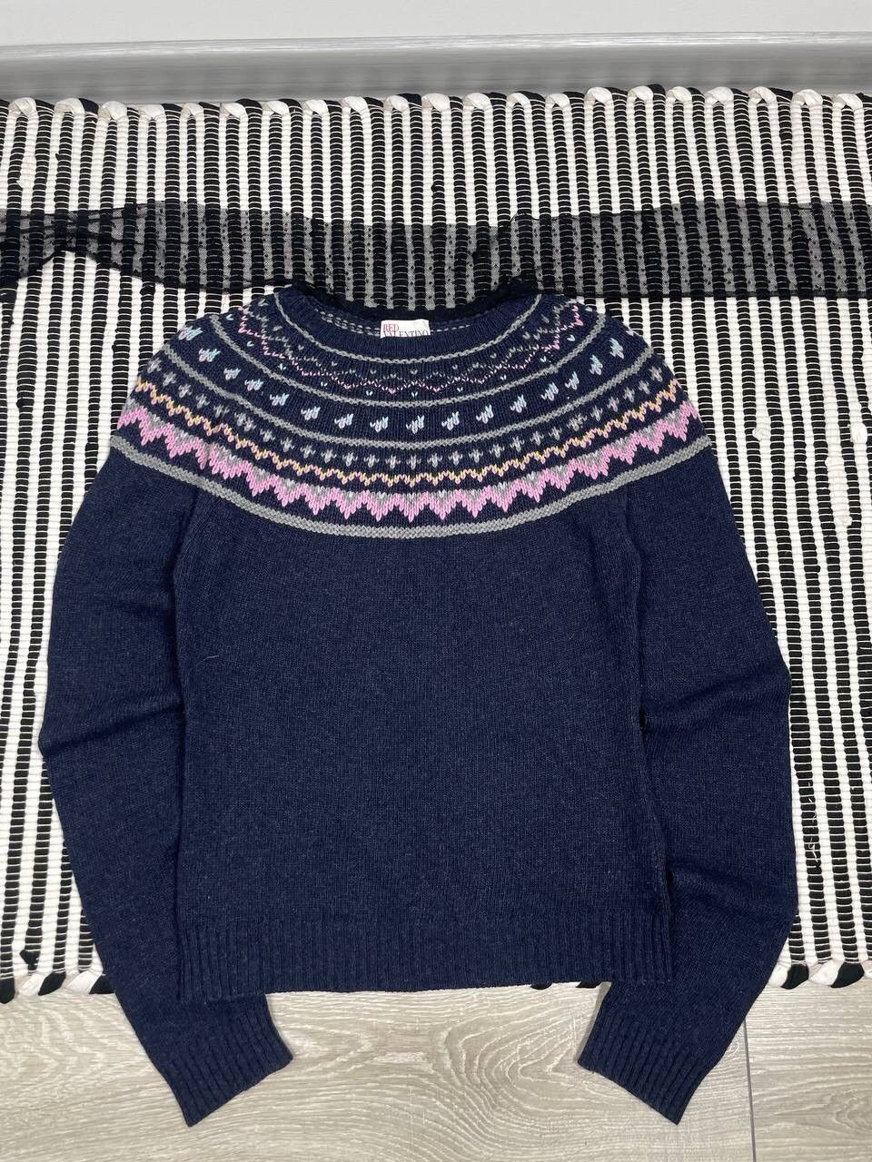 RED Valentino × Vintage Vintage Red Valentino Wool Knitted Sweater Y2K Size L / US 10 / IT 46 - 4 Thumbnail