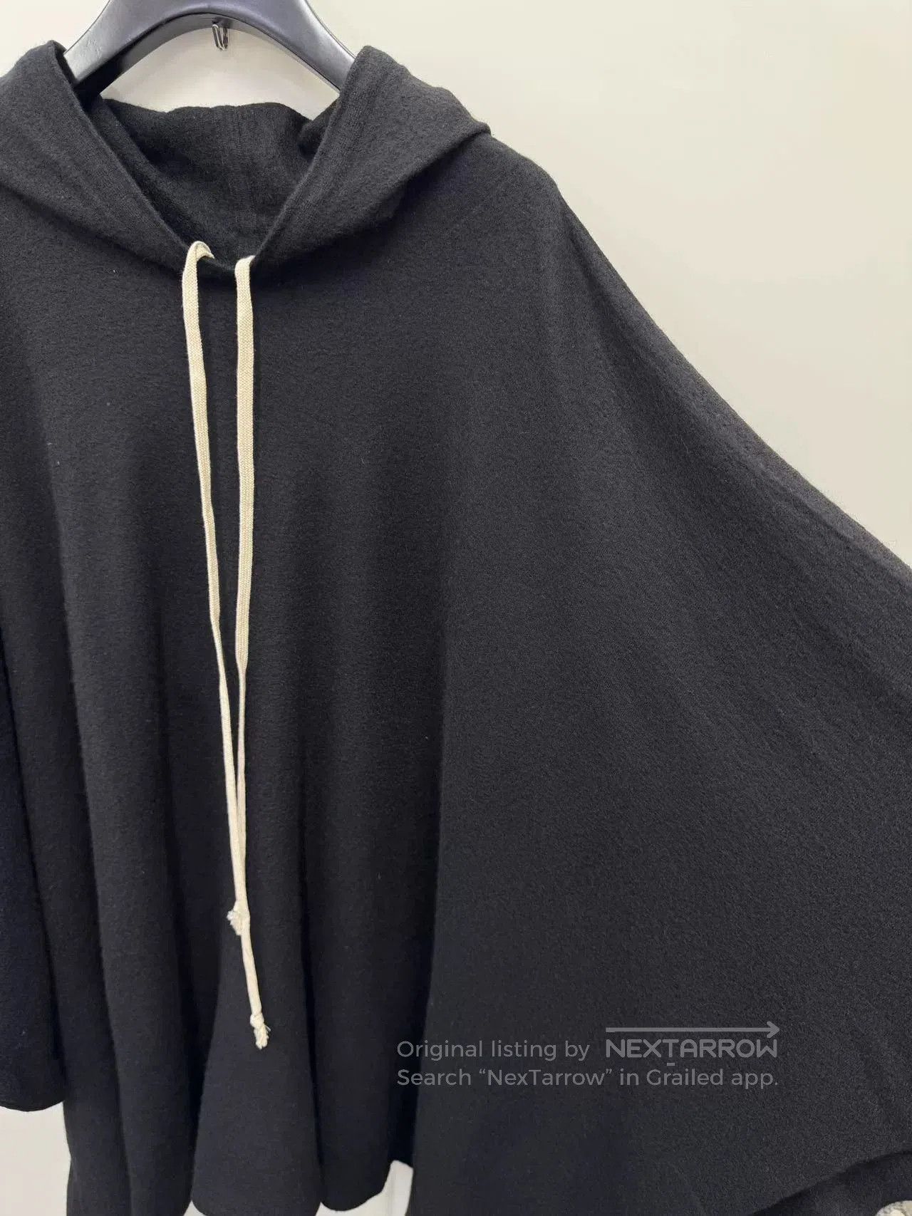 Rick Owens Rick Owens Hooded Cape Sweatshirt. Size US XS / EU 42 / 0 - 4 Thumbnail
