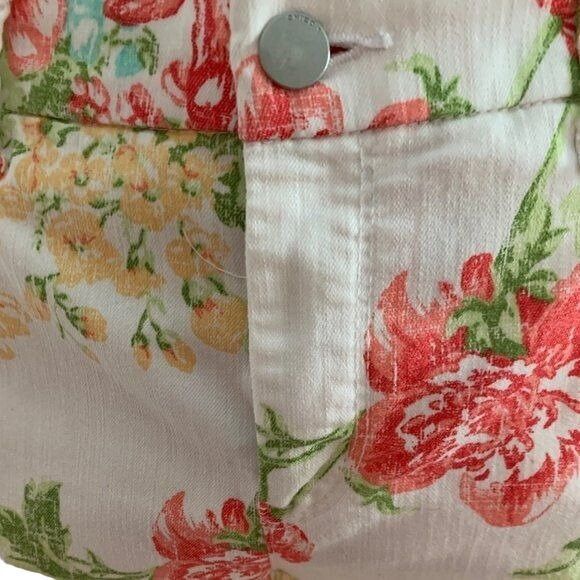 Chicos Chicos Girlfriend 5 Pocket Vintage Inspired Floral Ankle 4 Size 27" / US 4 / IT 40 - 2 Thumbnail