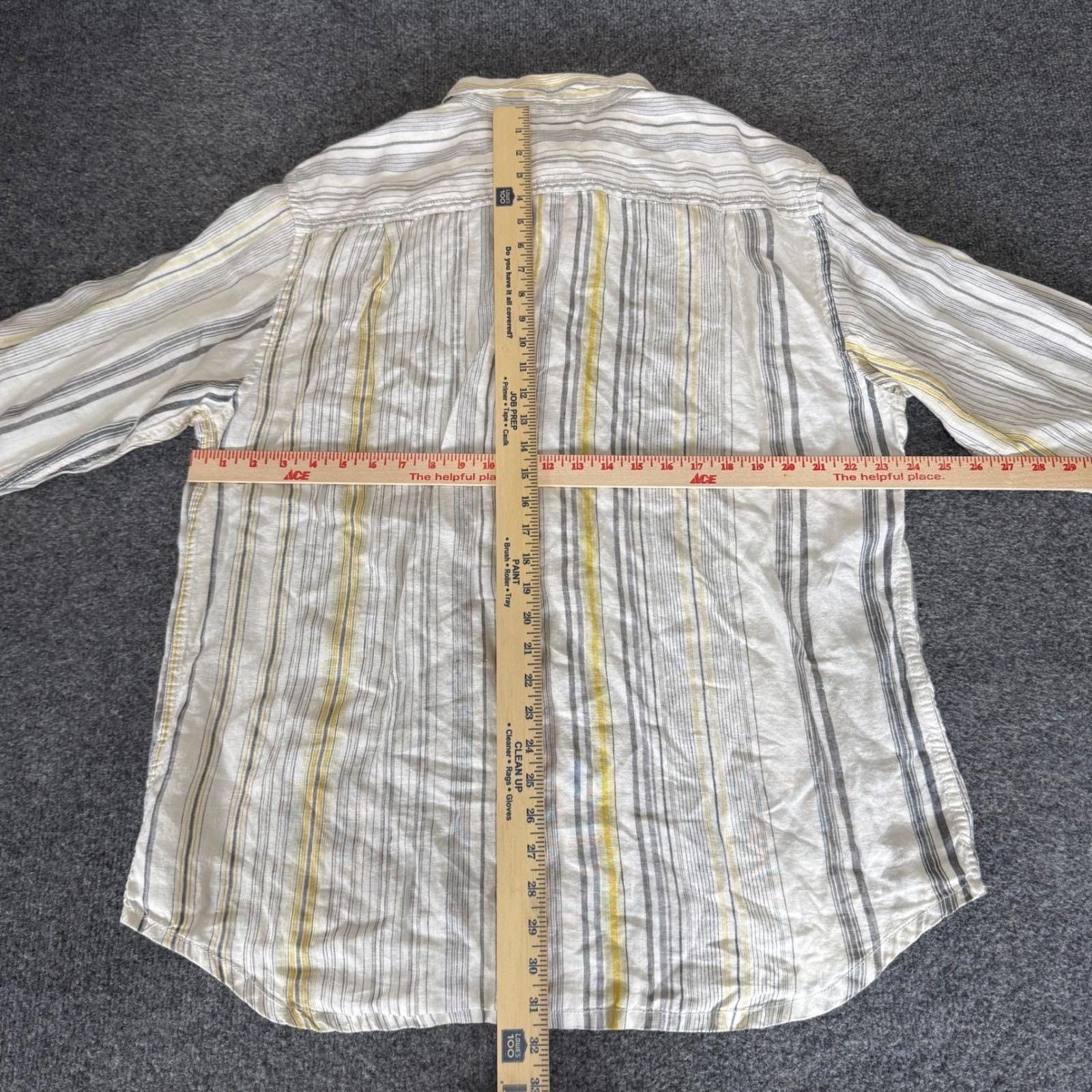 Tommy Bahama Tommy Bahama Relax Linen Shirt Mens XL Striped Button Up Size US XL / EU 56 / 4 - 4 Thumbnail
