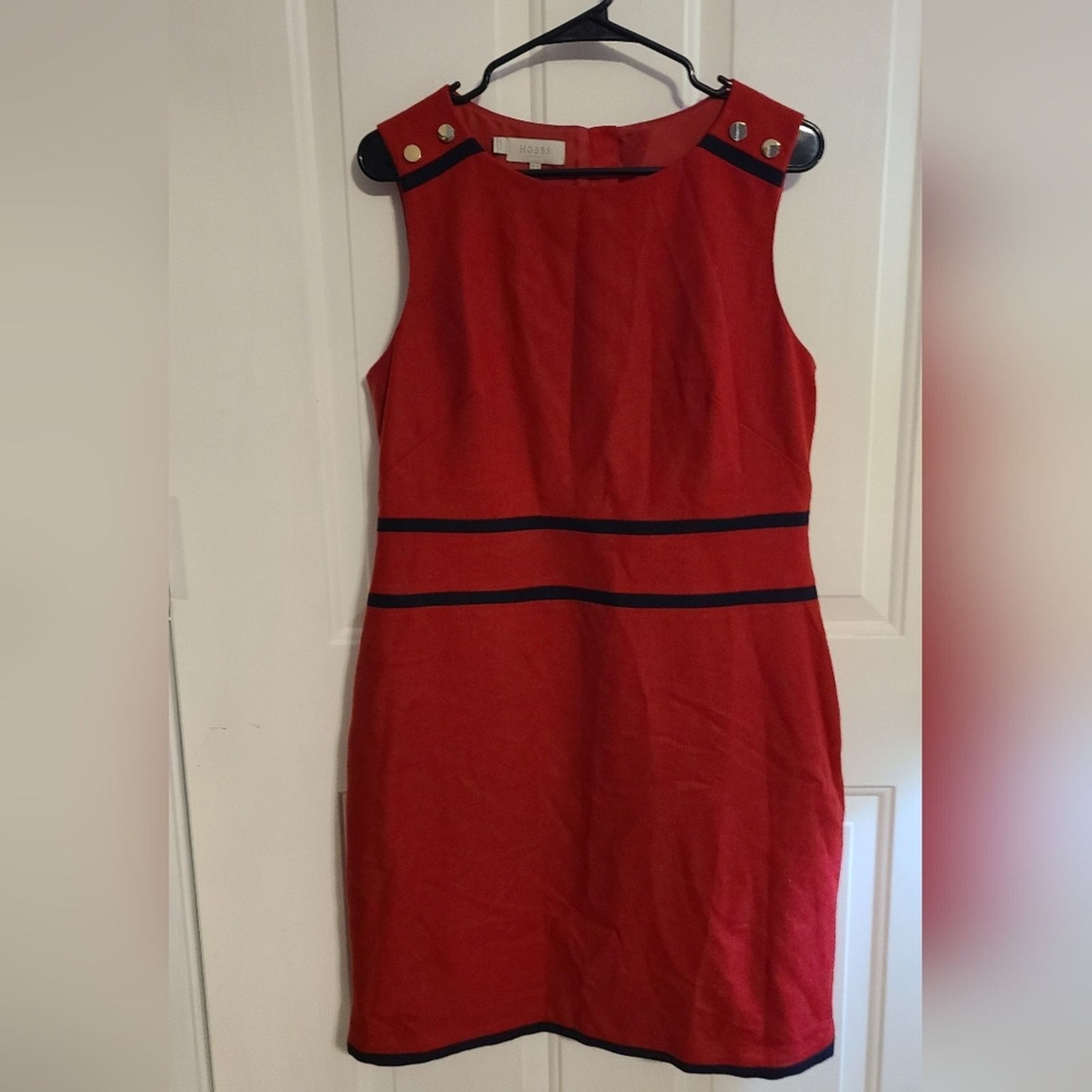 Hobbs London Hobbs London Short Red Dress Size 10 Size L / US 10 / IT 46 - 1 Thumbnail
