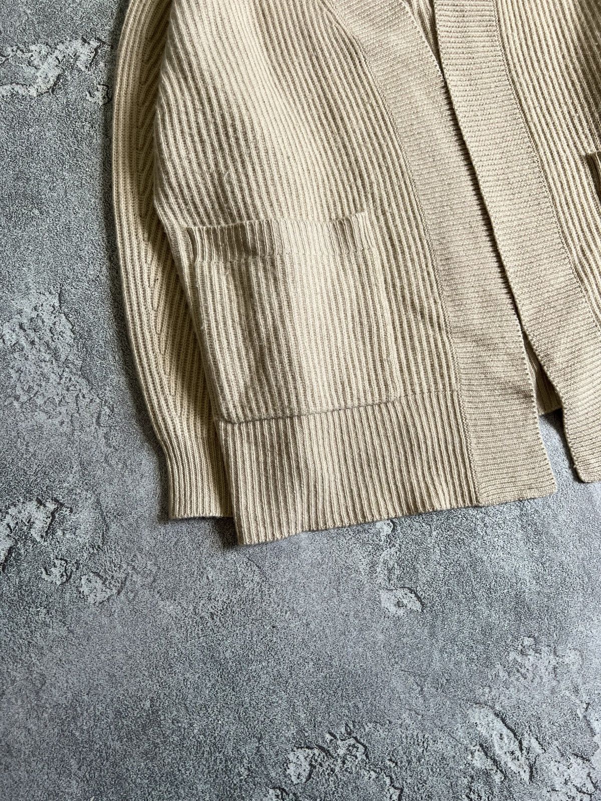 Allude × Designer Allude Open Front Cardigan Women’s Beige Sweater Sz M Size M / US 6-8 / IT 42-44 - 3 Thumbnail