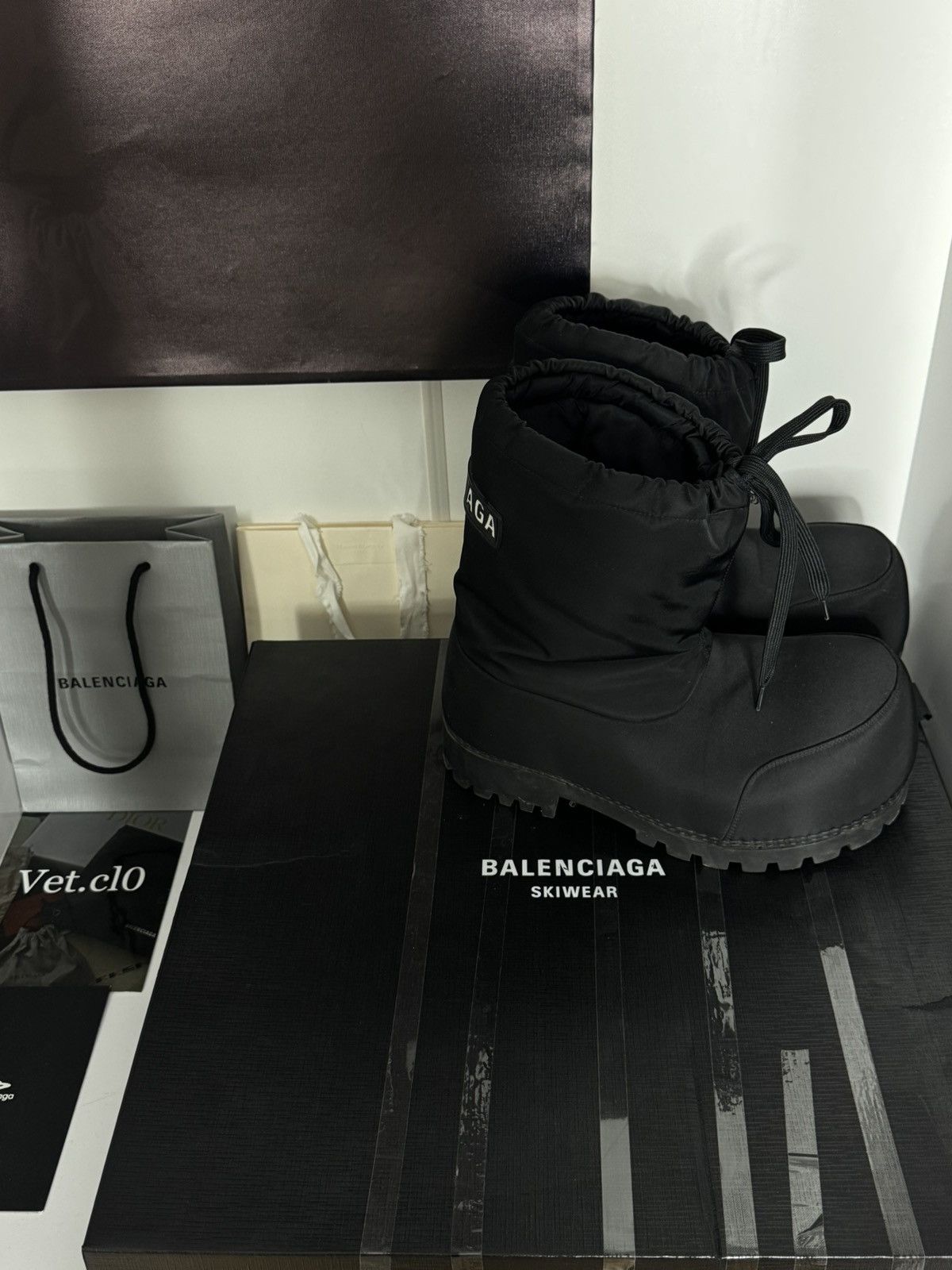 Balenciaga ✅Balenciaga Alaska black nylon boots 39-40 Size US 7.5 / EU 40-41 - 1 Thumbnail