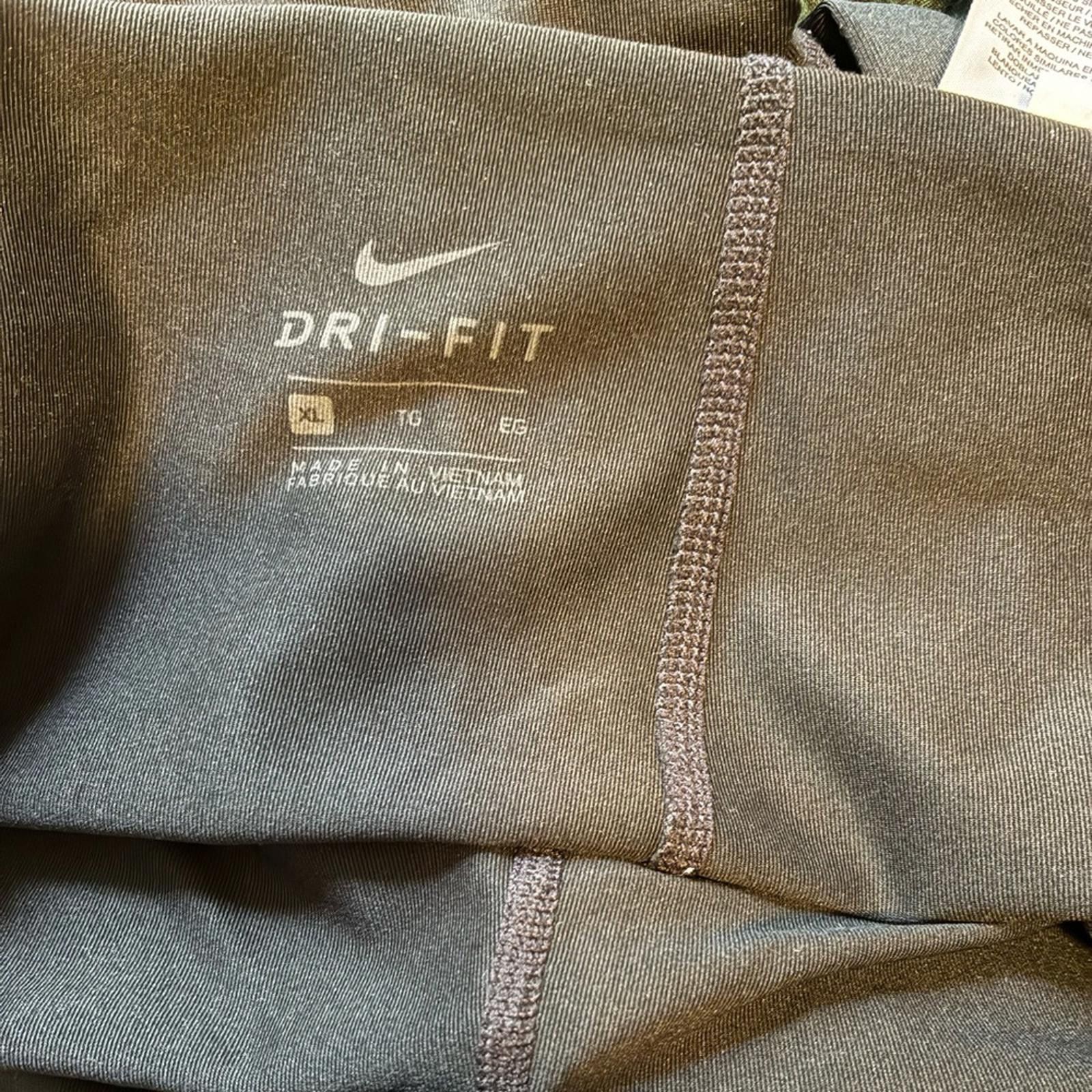 Nike Nike Pro Girls Black Runner Gym Compression Leggings Size US 26 / EU 42 - 6 Thumbnail