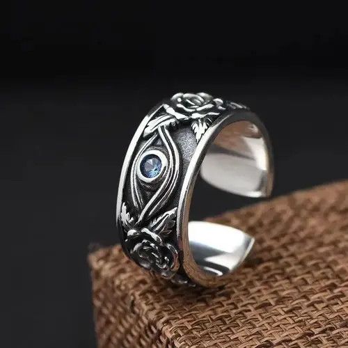VIBE Eye of Horus Rings Size ONE SIZE - 2 Thumbnail