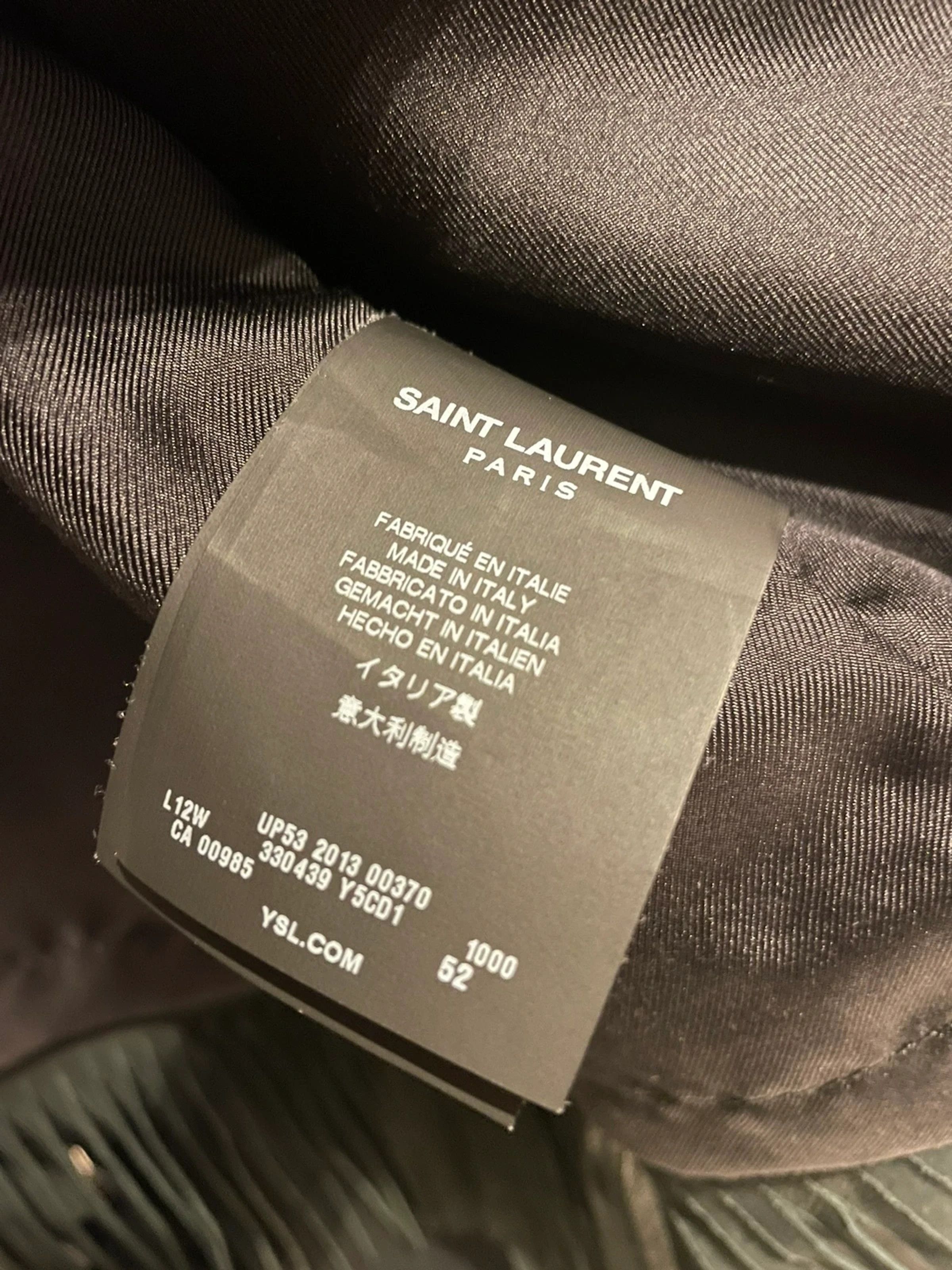 Hedi Slimane × Saint Laurent Paris NEW AW13 L12 CURTIS WESTERN FRINGED LAMBSKIN JACKET Size US M / EU 48-50 / 2 - 19 Thumbnail
