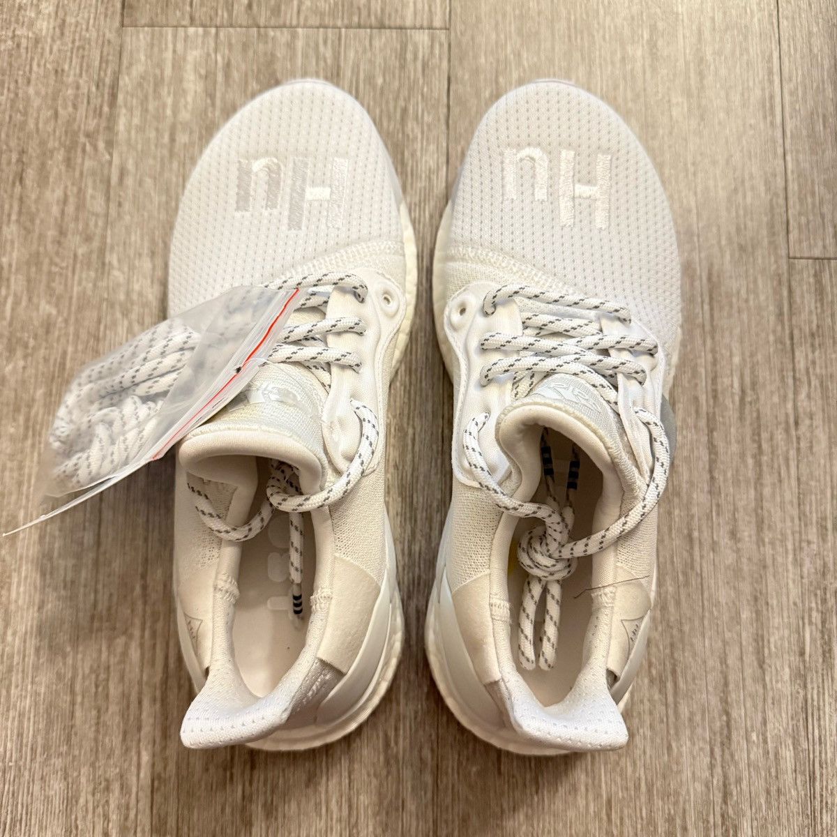 Adidas × Pharrell Men’s Adidas Pharrell Solar Hu Glide PRD Cloud White Sz 5 Size US 5 / EU 37 - 4 Thumbnail