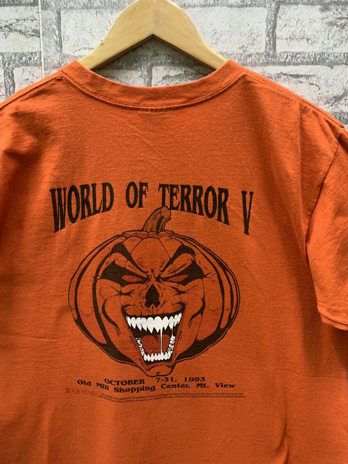 Delta × Vintage Vintage 1993 G.Y.R.O.S World Of Terror V Movie T-shirts Size US L / EU 52-54 / 3 - 4 Thumbnail
