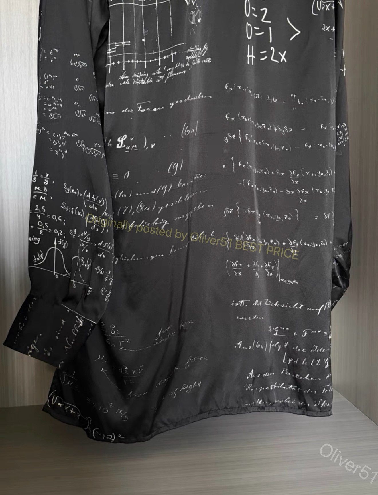 Geoffrey B. Small Geoffrey B. Small GBS manuscript silk shirt YYYY17/2610 Size US M / EU 48-50 / 2 - 6 Thumbnail