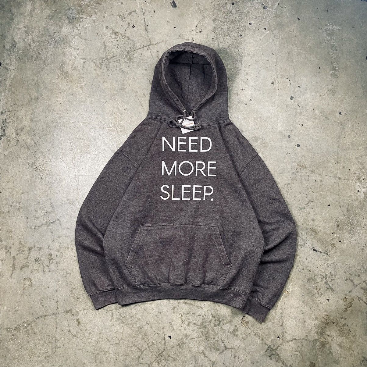 Japanese Brand × Vintage y2k Wording Need More Sleep Pullover Size US L / EU 52-54 / 3 - 1 Thumbnail