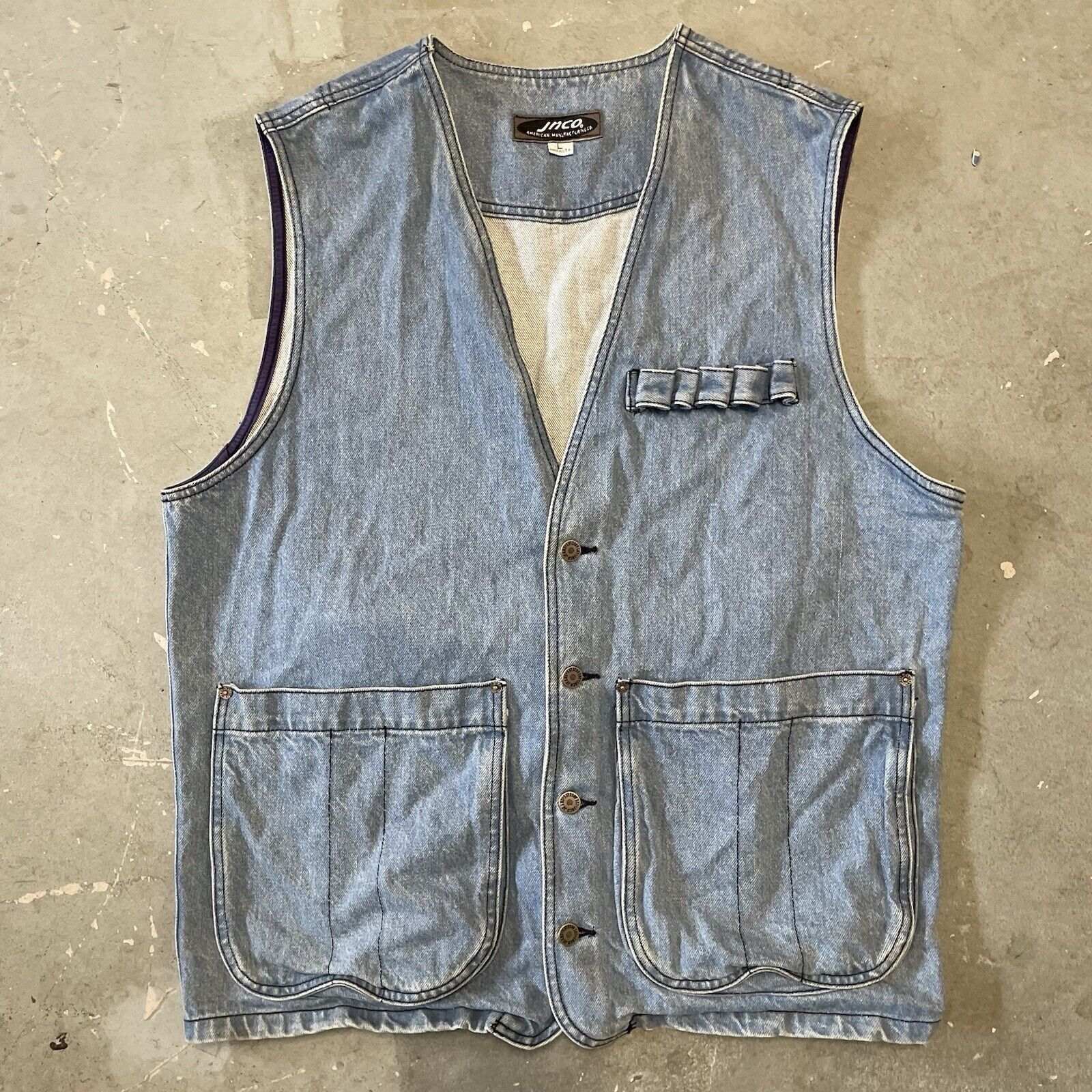 Vintage JNCO denim high quality vest