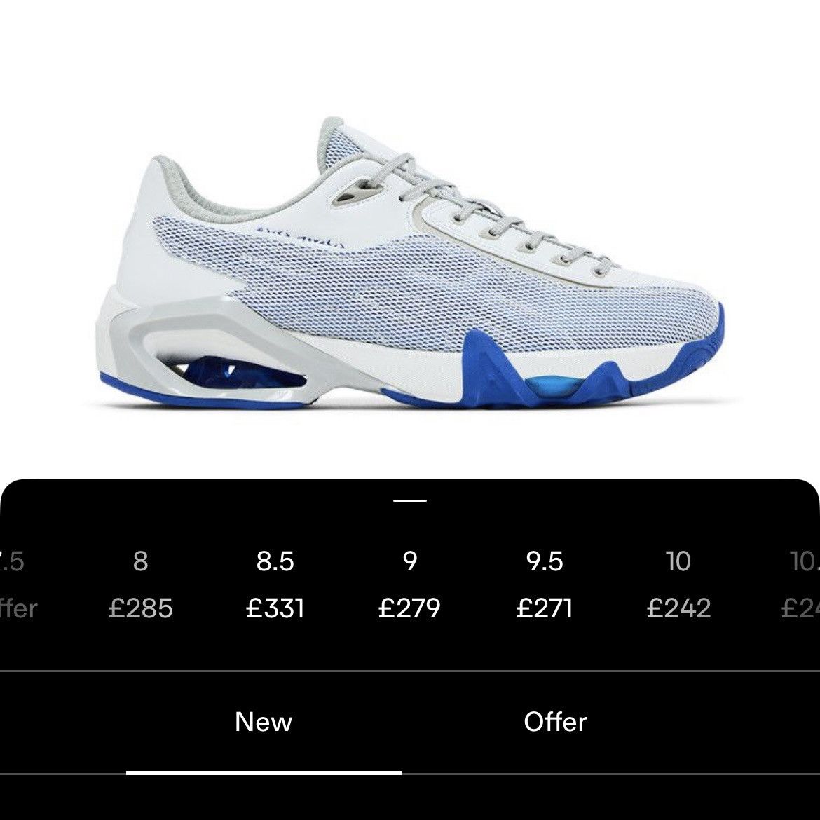 Asics × Kiko Kostadinov Kiko Kostadinov : Novalis Gel Teremoa [Snow White Blue] Size US 10 / EU 43 - 7 Thumbnail