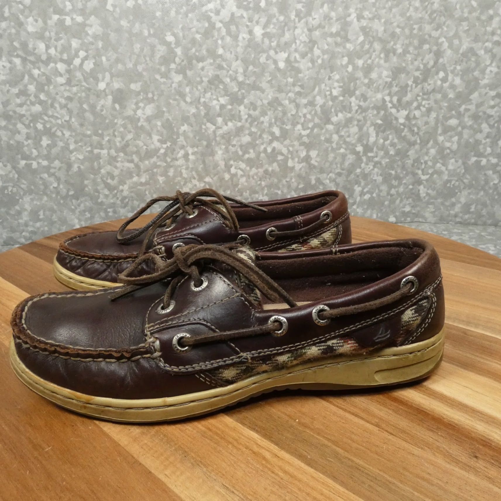 Sperry Sperry Top Sider Loafer Womens 6.5M Brown Leather Slip On Boat Shoe 9791104 Size M / US 6-8 / IT 42-44 - 6 Thumbnail