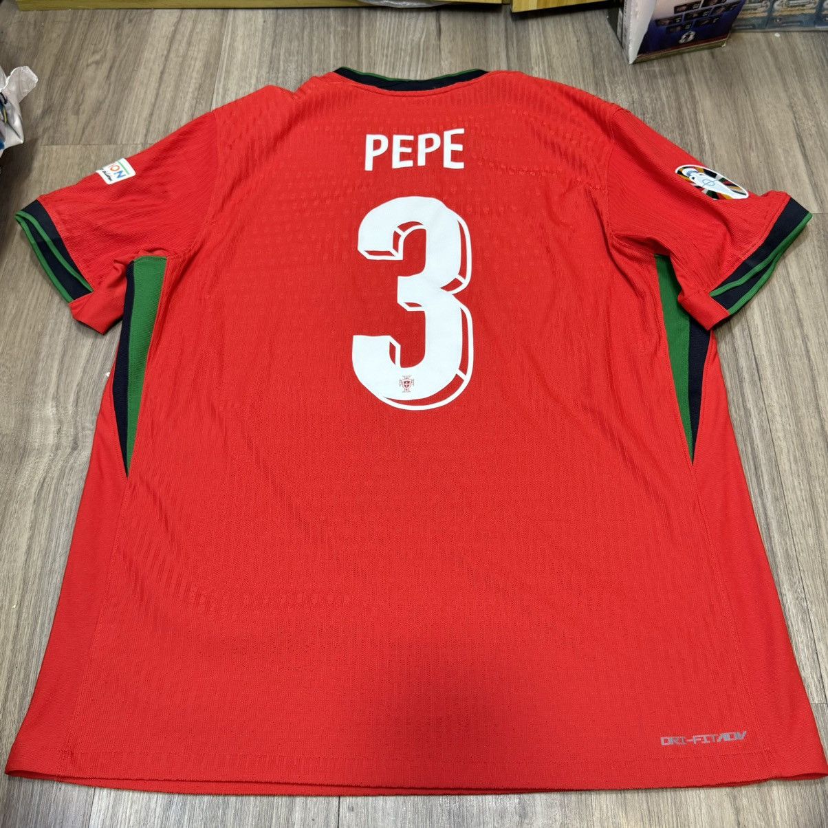 Nike × Sports Specialties Portugal Euro 2024 player issue home shirt #3 Pepe Size US XL / EU 56 / 4 - 2 Thumbnail