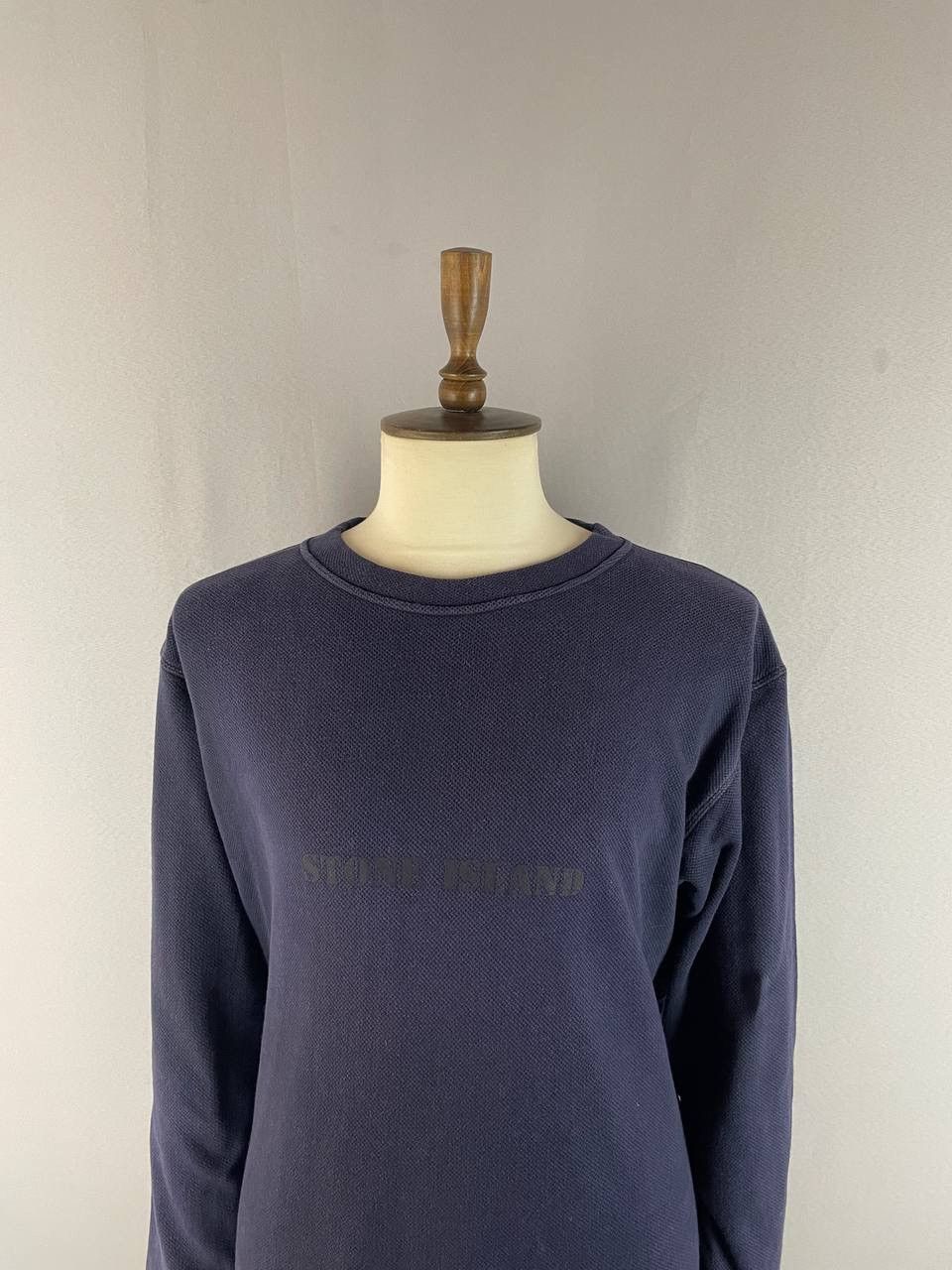 Stone Island Stone Island Sweatshirt Crewneck Navy Vintage 1990s Size US L / EU 52-54 / 3 - 4 Thumbnail