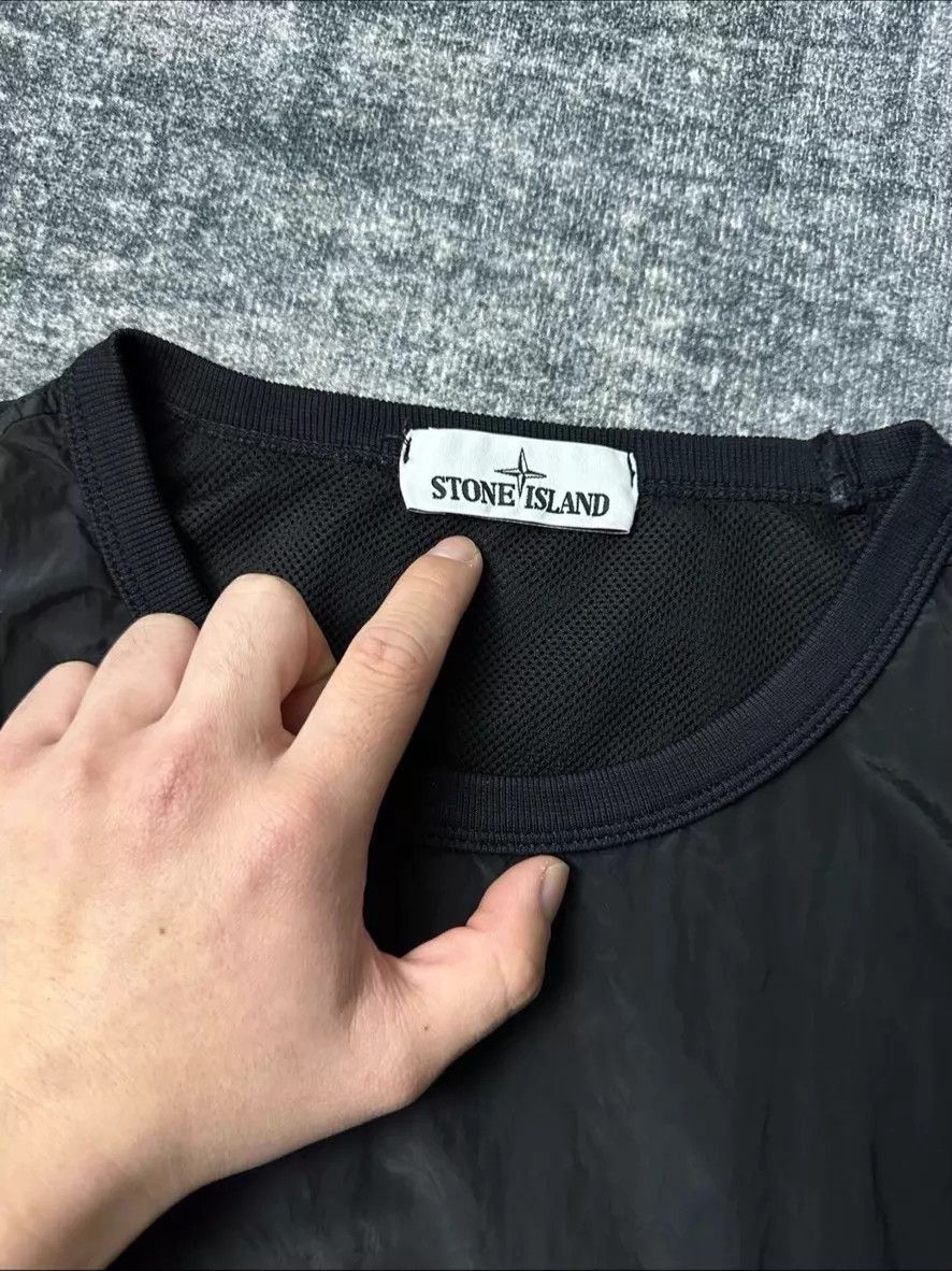Stone Island Stone Island 18fw Metal Nylon Crewneck Sweatshirt Black M Oversized Size US M / EU 48-50 / 2 - 6 Thumbnail