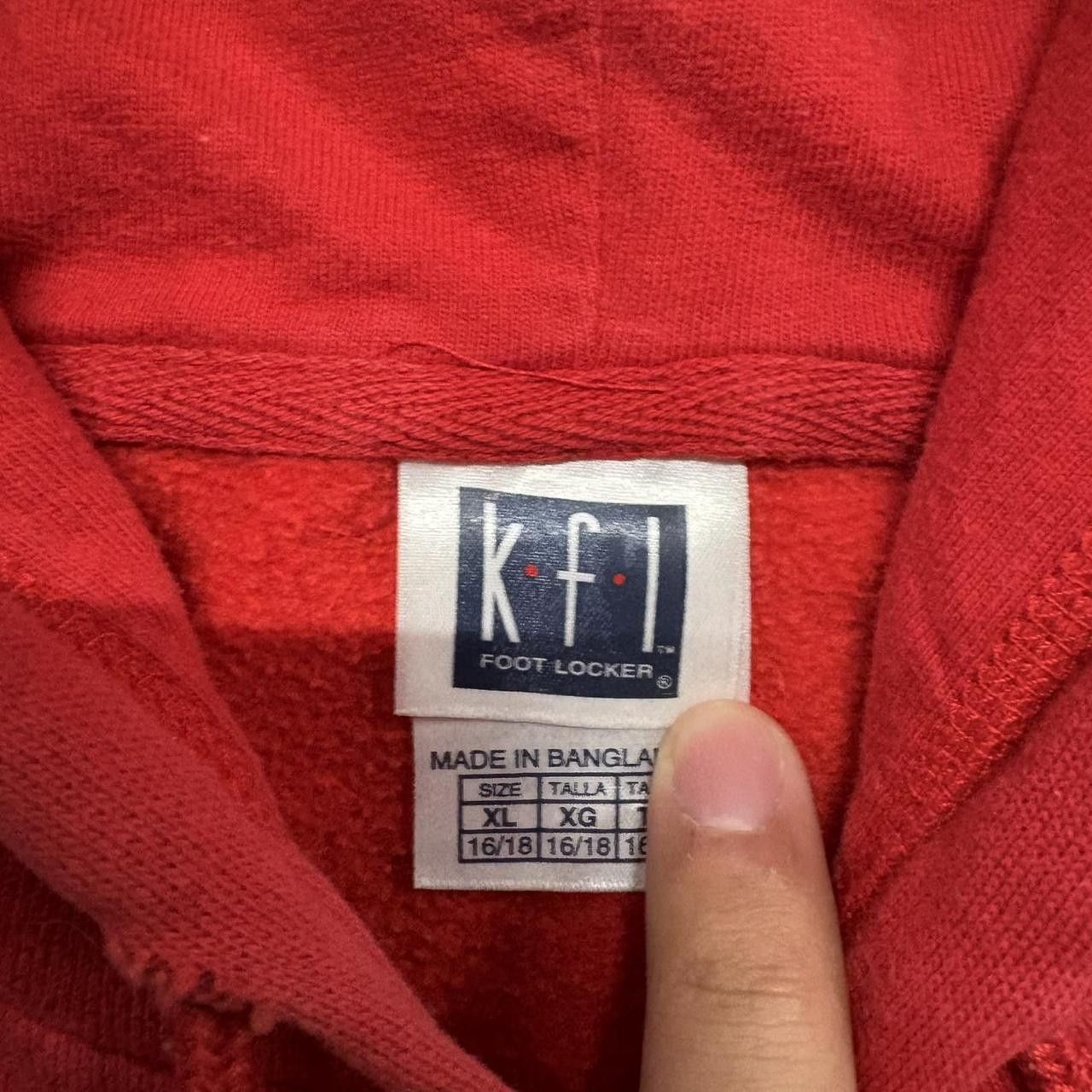 Vintage Crazy Vintage Y2K/2000s 90s Blank Red Boxy Fit Hoodie! Size US M / EU 48-50 / 2 - 3 Thumbnail