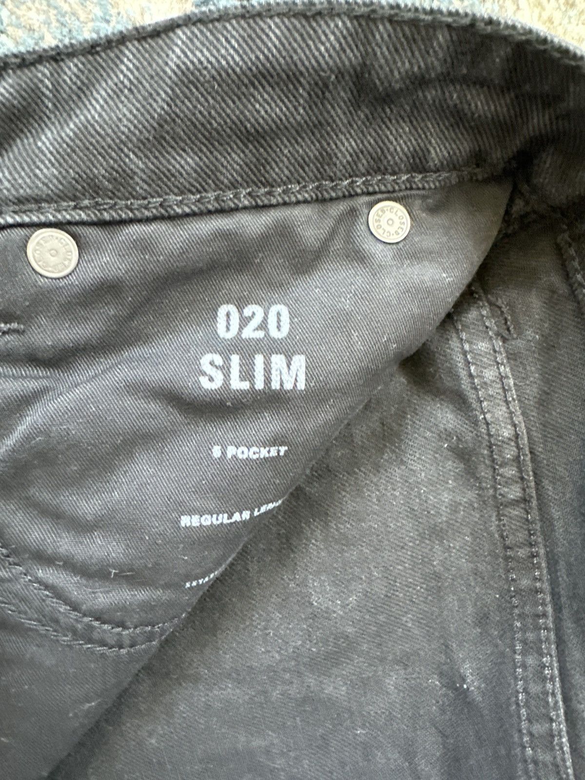 CLOSED Closed Slim Fit Denim Black Size 30 Waist Size US 30 / EU 46 - 7 Thumbnail