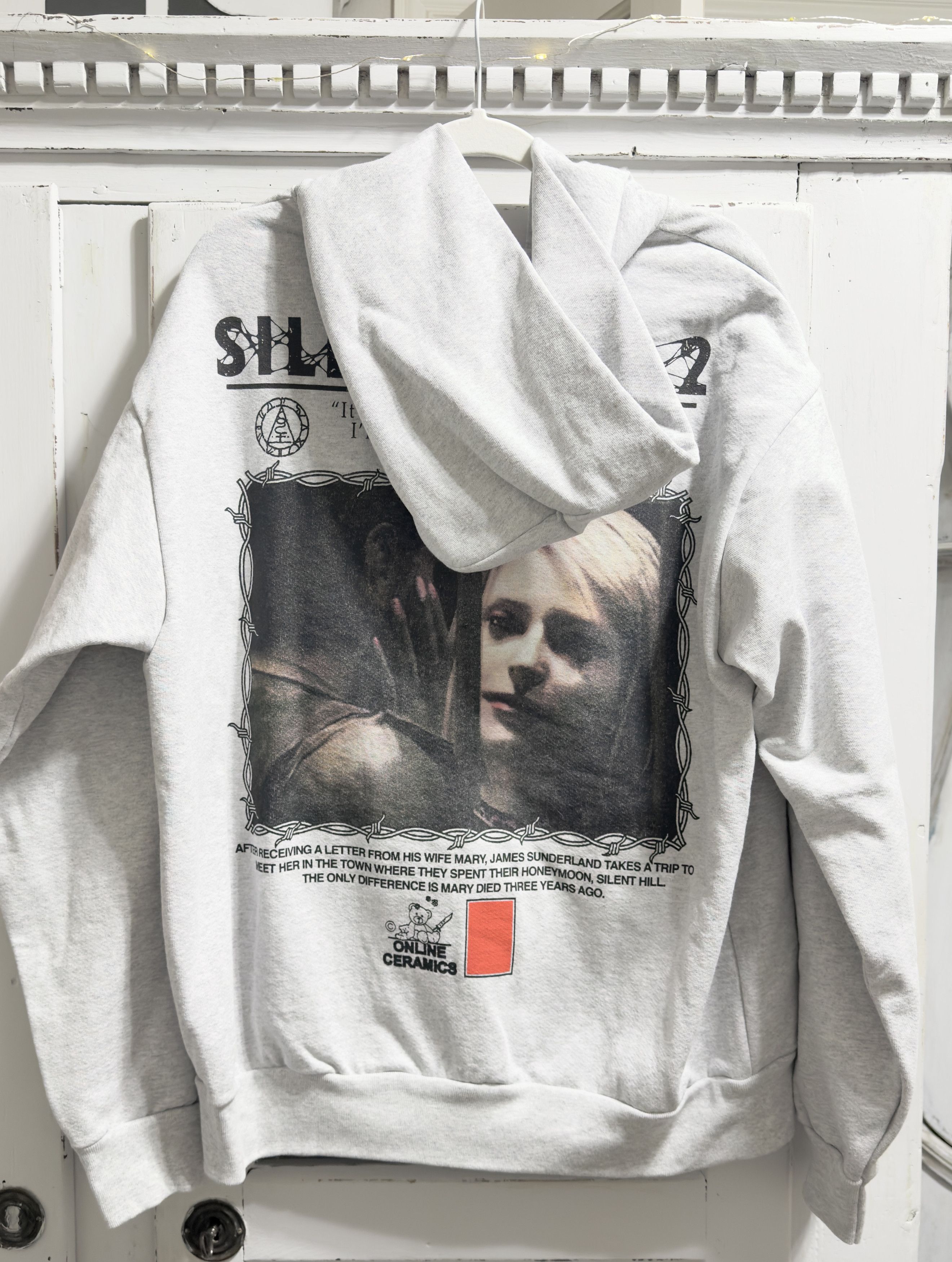 Online Ceramics Silent Hill 2 Embroidered Zip Up Fleece Hoodie Size US L / EU 52-54 / 3 - 6 Thumbnail