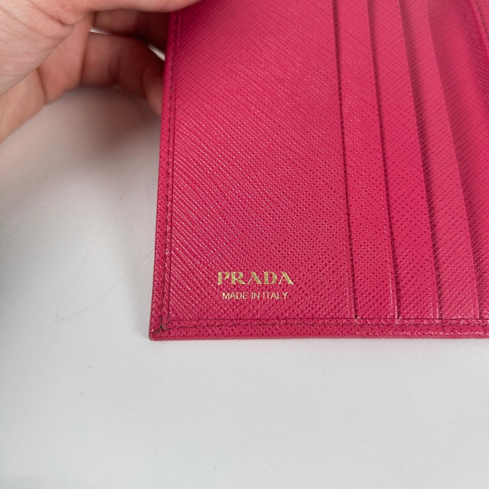 Prada Prada Small Saffiano Pink Wallet Size ONE SIZE - 8 Thumbnail