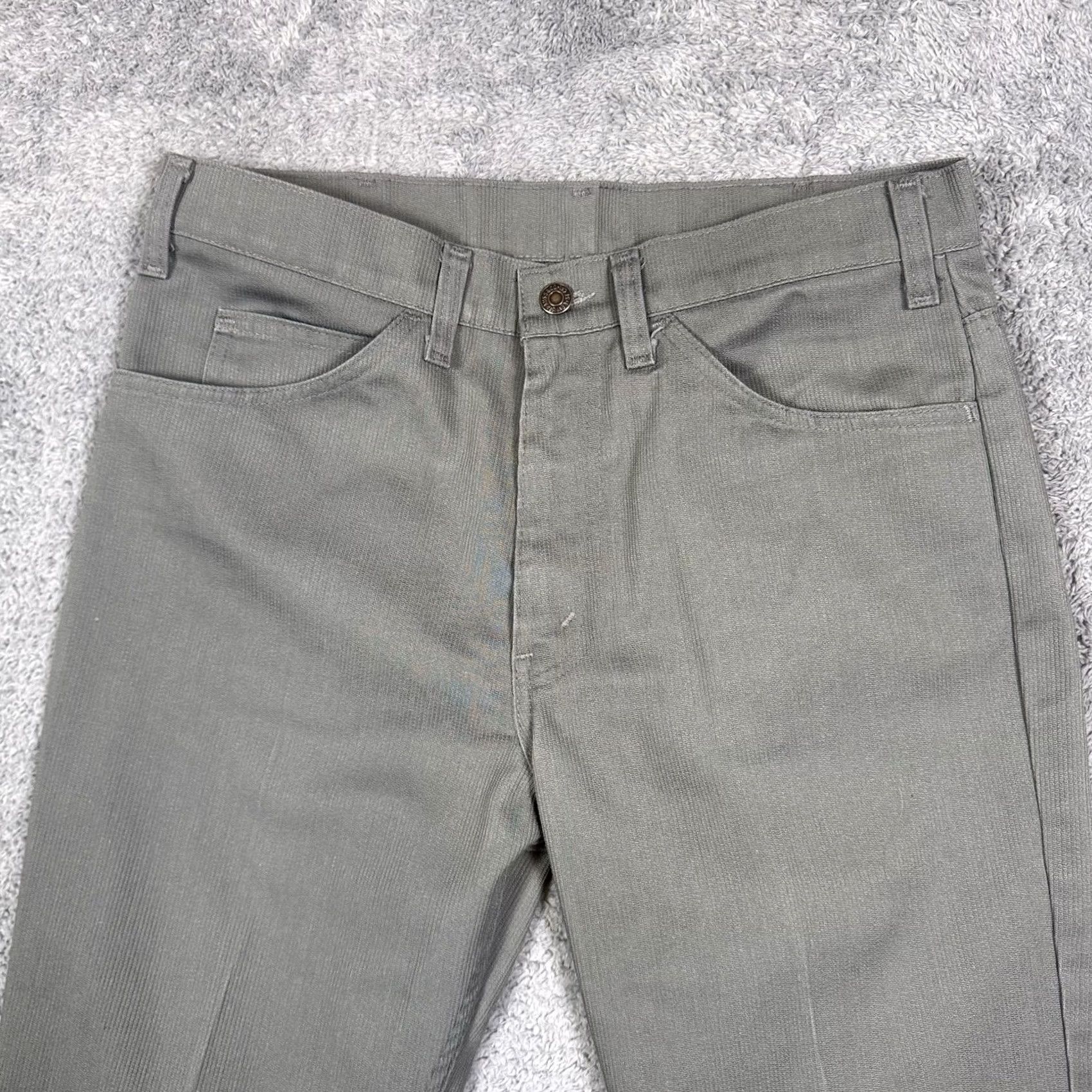 Levi's VINTAGE Levi's 517 Pants Mens 33x33 Corduroy Talon STA-PREST Rockabilly 1991 Size US 33 - 3 Thumbnail