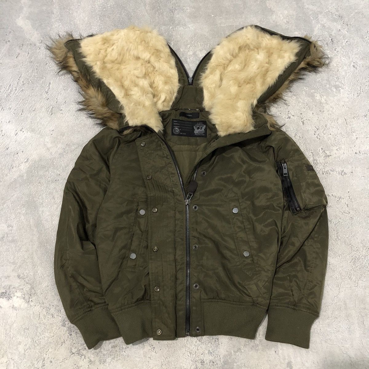 Diesel Diesel Fur Jacket Style IfSixWasNine Size US S / EU 44-46 / 1 - 3 Thumbnail