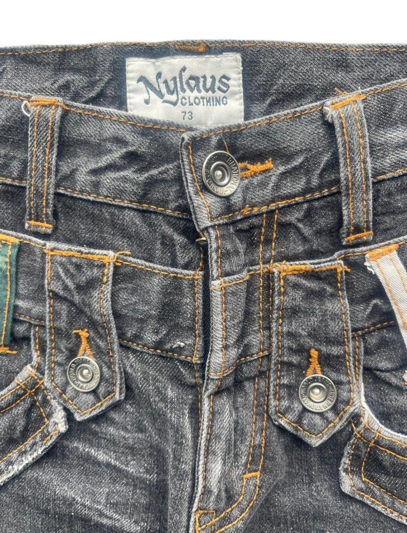 Japanese Brand Japanese Brand Nylaus Double Waist Straight Cut Jeans Size US 30 / EU 46 - 3 Thumbnail