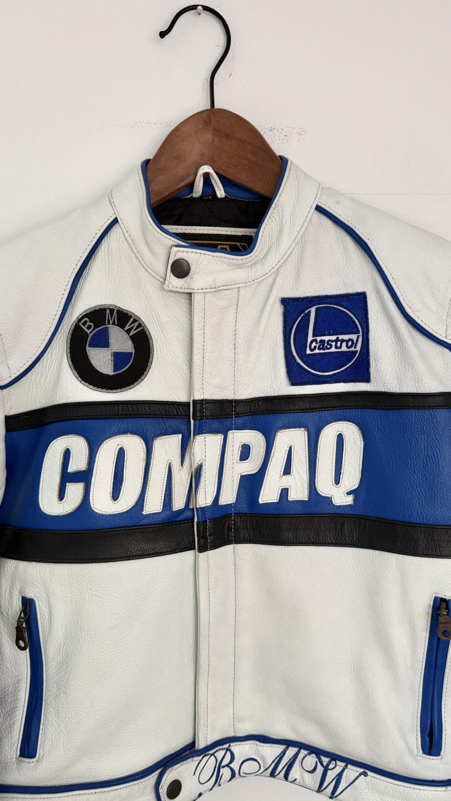 BMW Vintage BMW x Compaq Racing Leather Jacket Size US M / EU 48-50 / 2 - 4 Thumbnail