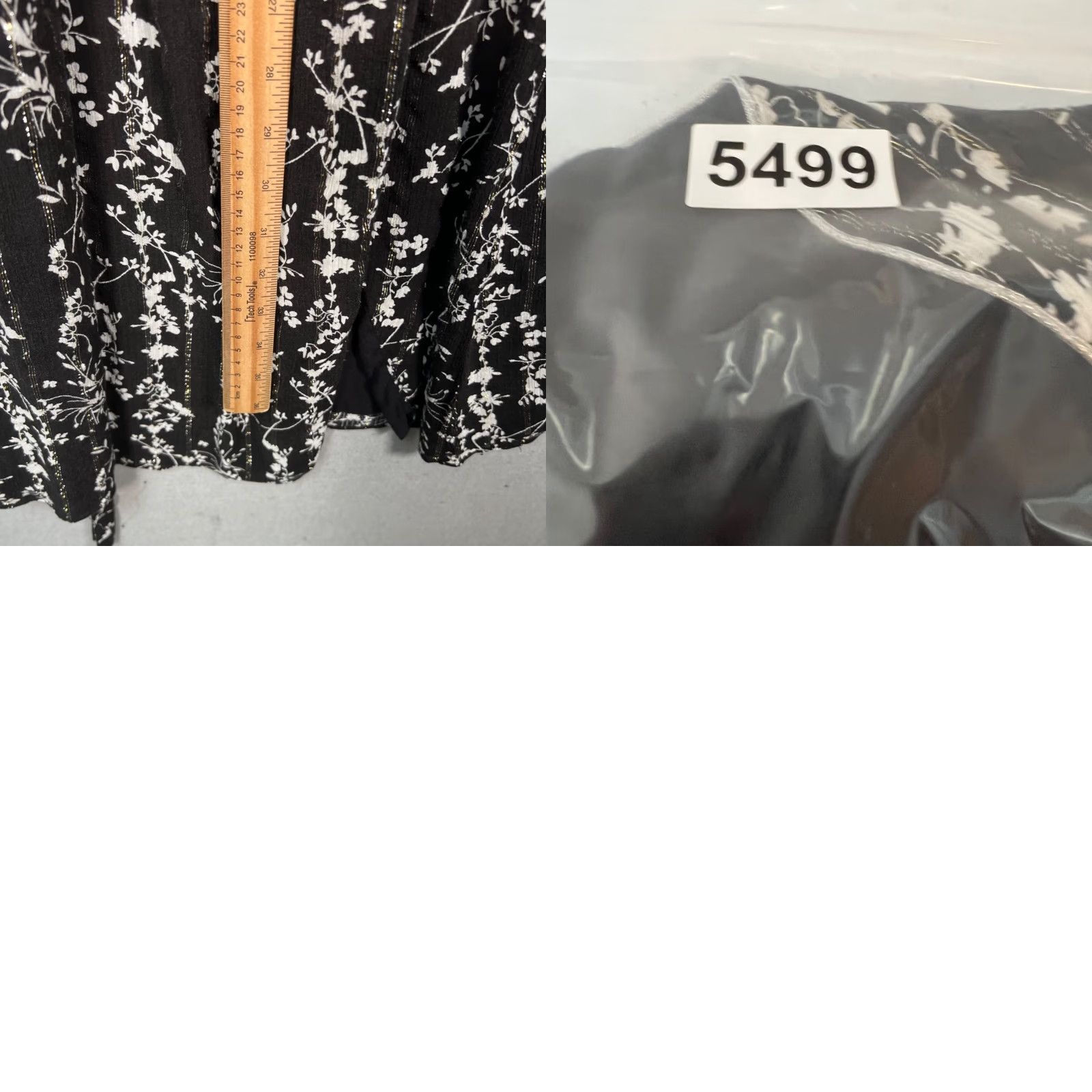 ba&sh ba&sh Dress Woman Wrap Dress Midi Floral Print Black & White V-Neck 3/4 Sleeve Adult Womens 2 Regular Size Spring Summer Fall Casual Womens Size XS / US 0-2 / IT 36-38 - 8 Thumbnail