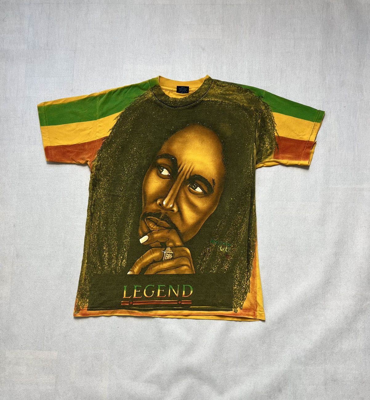 Band Tees Rare Tshirt Bob Marley 1994 Legend Jamaica Vintage 90’s Size US M / EU 48-50 / 2 - 1 Thumbnail