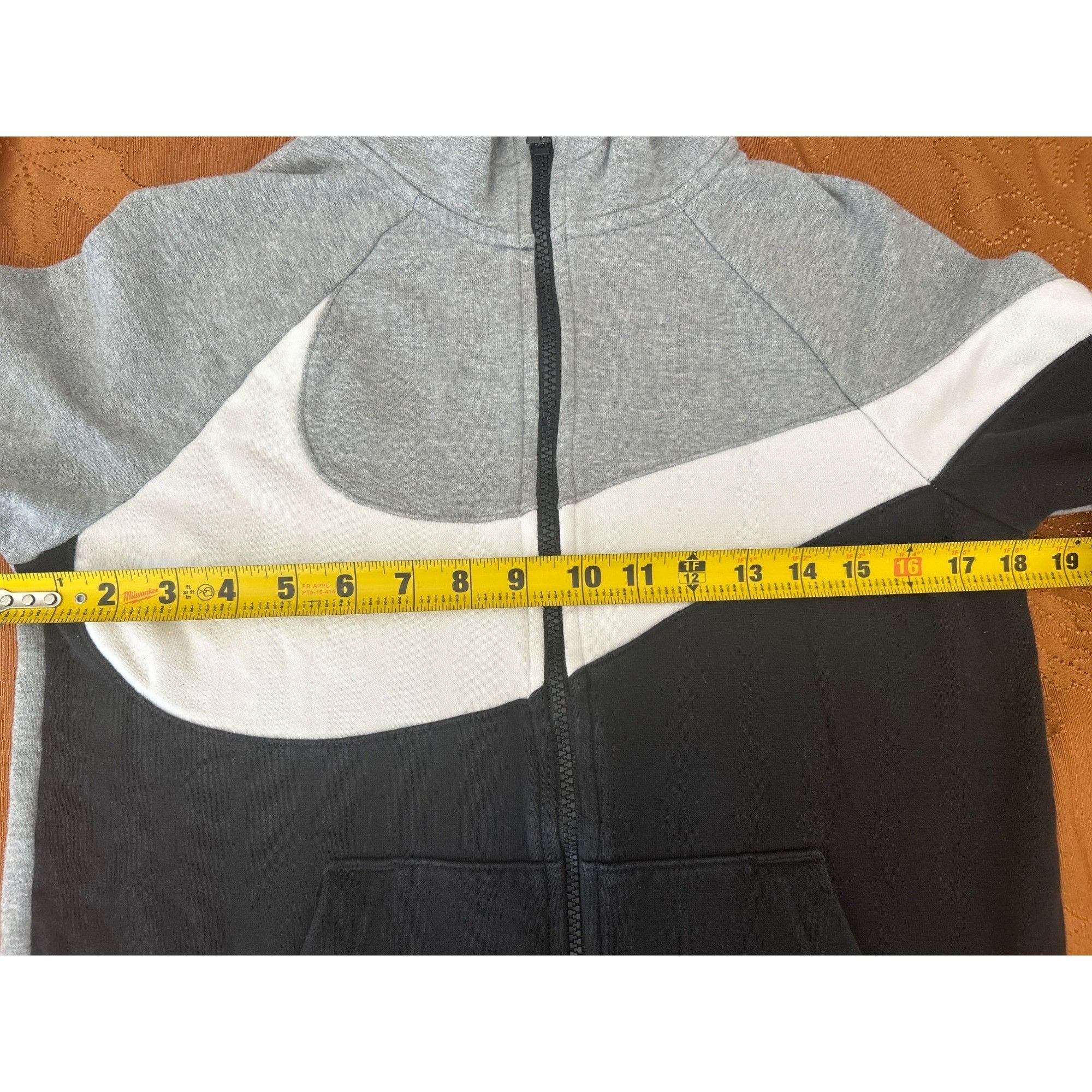 Nike Vintage Y2K Nike Big Swoosh Hoodie Track Jacket Sweatshirt Size S / US 4 / IT 40 - 7 Thumbnail