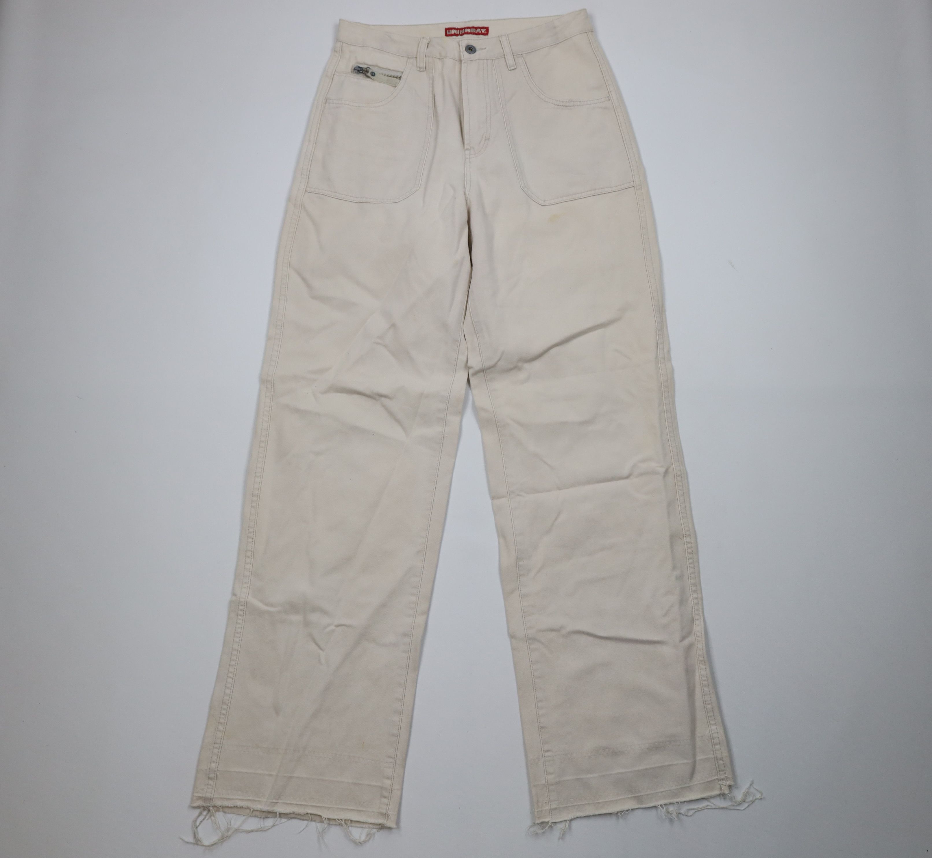 UNIONBAY Vintage 90s Y2K Unionbay Babydoll Buckle Back Wide Leg Pants Size 34" / US 12 / IT 48 - 1 Thumbnail