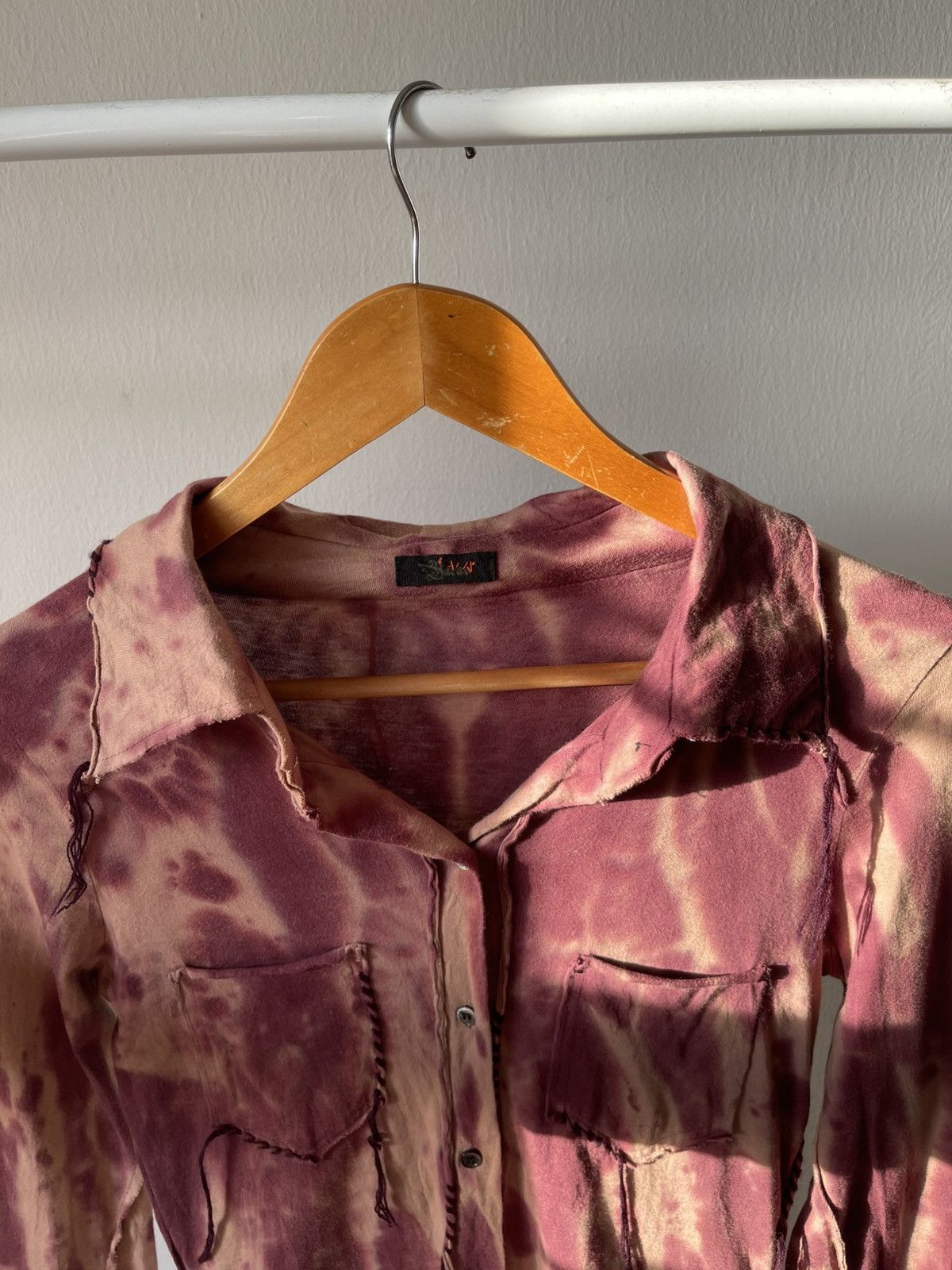 If Six Was Nine Barak Button Ups With Laces tye dye style Size US XXS / EU 40 - 4 Thumbnail