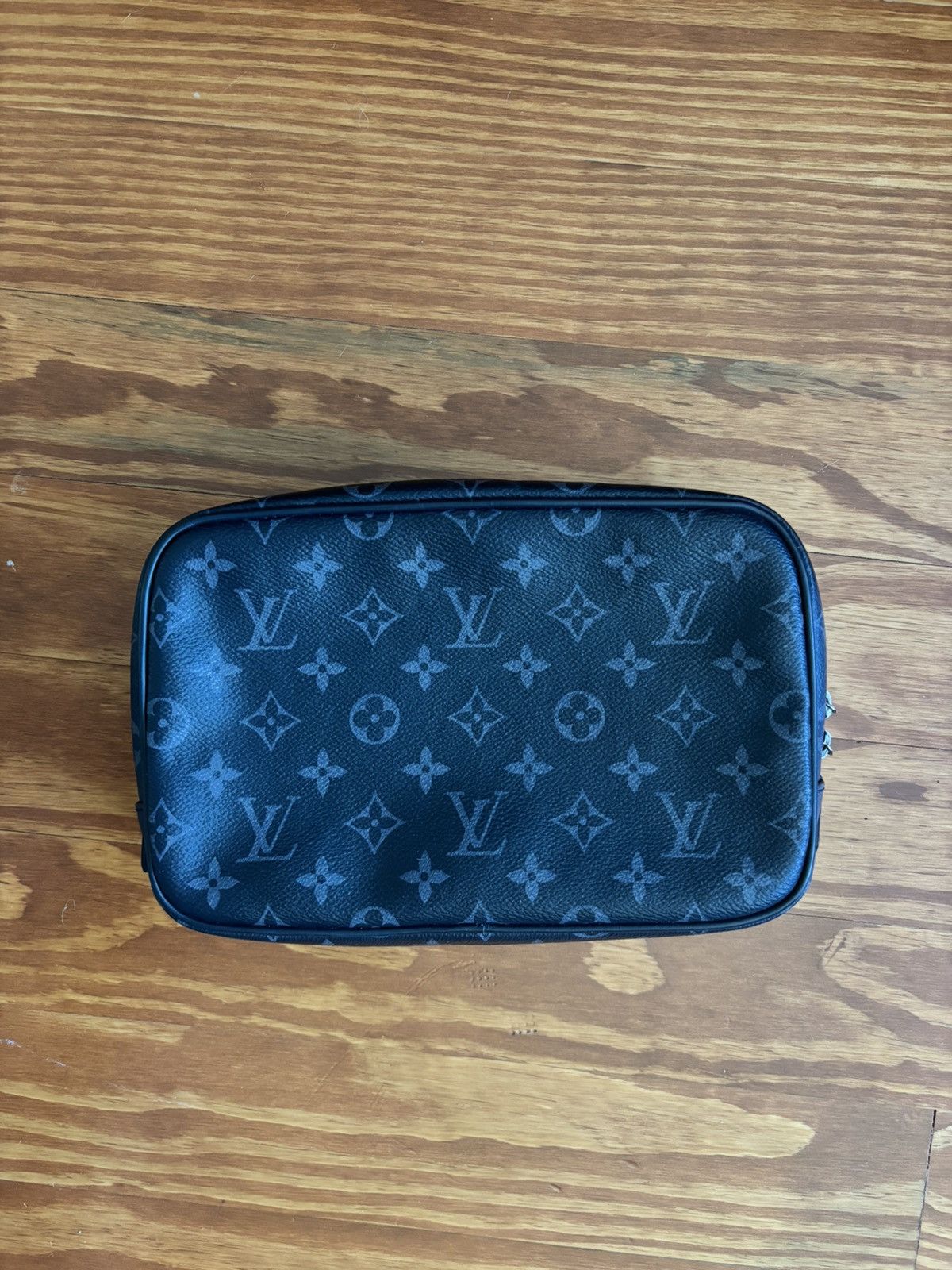 Louis Vuitton Discontinued Eclipse Monogram Toiletry Pouch Trous GM Size ONE SIZE - 1 Thumbnail
