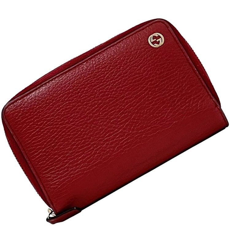 Gucci GUCCI Red Leather Size ONE SIZE - 1 Thumbnail