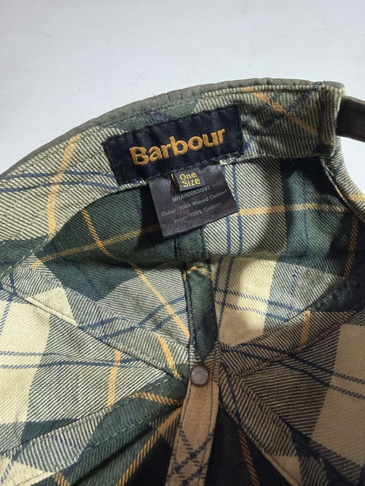 Barbour Vintage Barbour Waxed Cap Size ONE SIZE - 8 Thumbnail