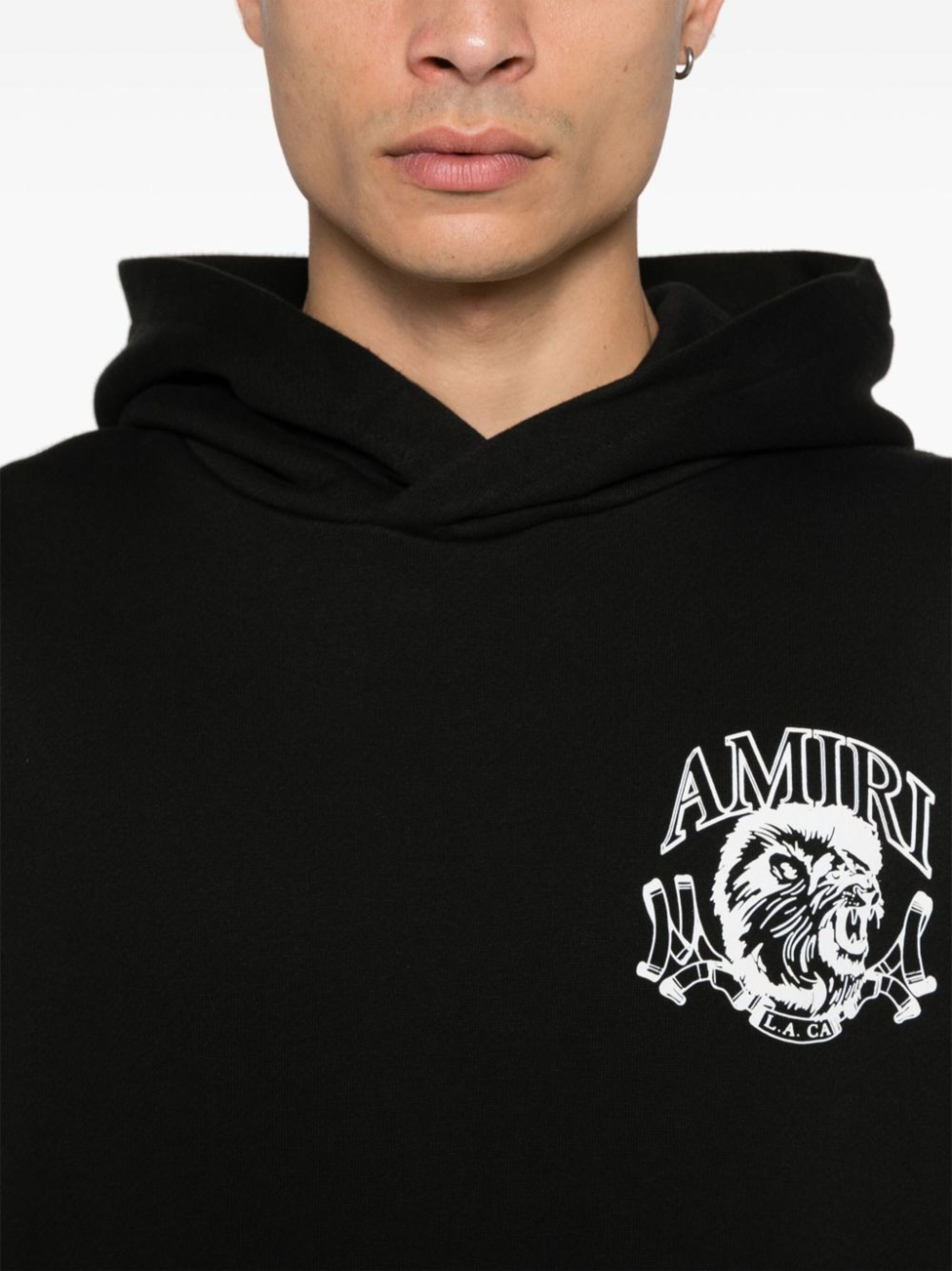Amiri o1orln1125 Lion Outline Hoodie in Black Size US S / EU 44-46 / 1 - 5 Thumbnail