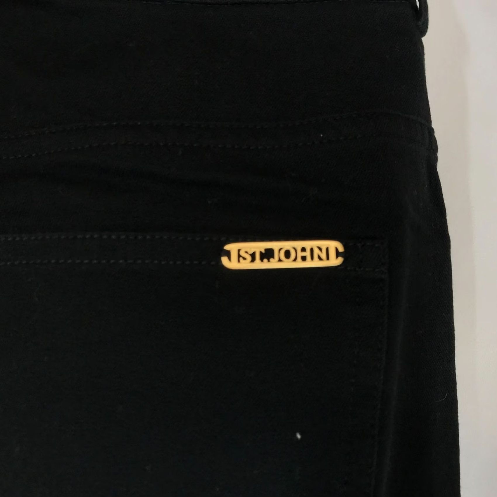 Vintage ST JOHN BLACK CASUAL PANTS WOMEN'S 6 Size 28" / US 6 / IT 42 - 6 Thumbnail
