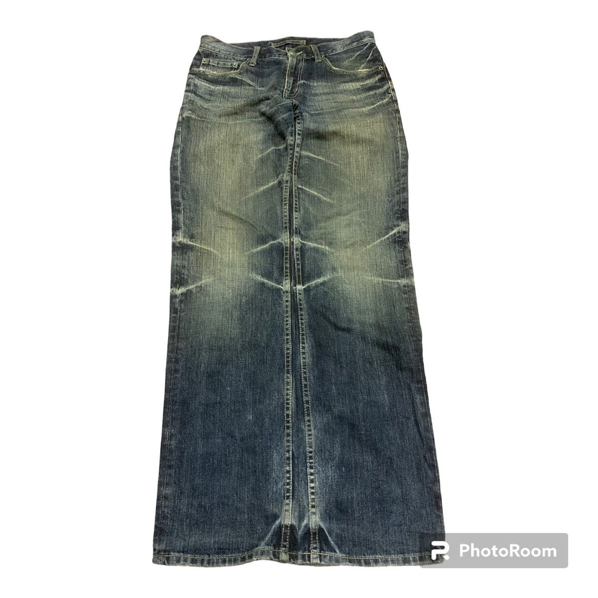 Japanese Brand × PPFM PPFM Distressed Denim Jeans Size US 31 - 8 Thumbnail