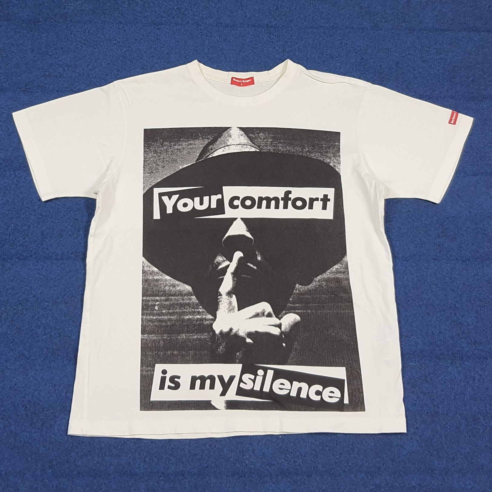 Barbara Kruger Vintage Barbara Kruger Designer Tshirt C294N77 Size US M / EU 48-50 / 2 - 1 Thumbnail