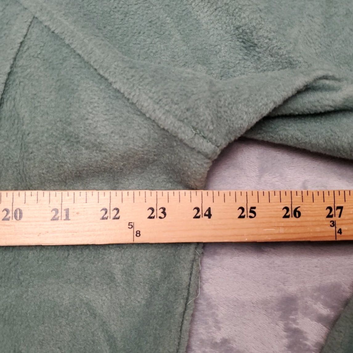 Vintage VINTAGE Harriton Jacket Womens XL Green Full Zip Fleece 100% Polyester Soft Warm Comfort Size XL / US 12-14 / IT 48-50 - 8 Thumbnail