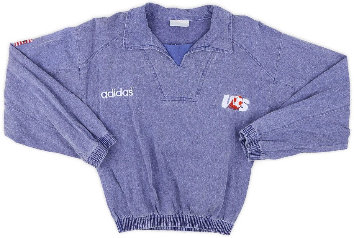 Adidas 92/94 Adidas USMNT Drill Top Size US XL / EU 56 / 4 - 19 Thumbnail